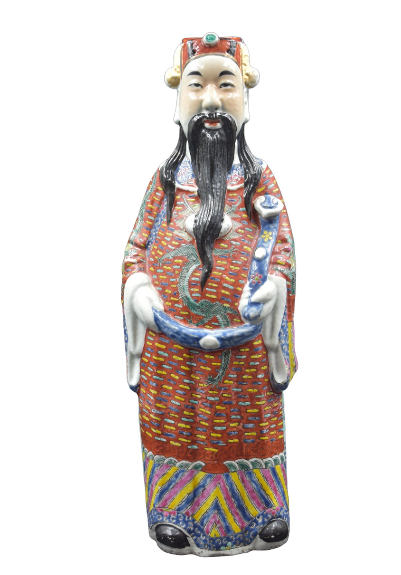 Null 中国的瓷器圣手。高度：48厘米。 

NL：在Chinees porselein的Wijze人。高度：48厘米。