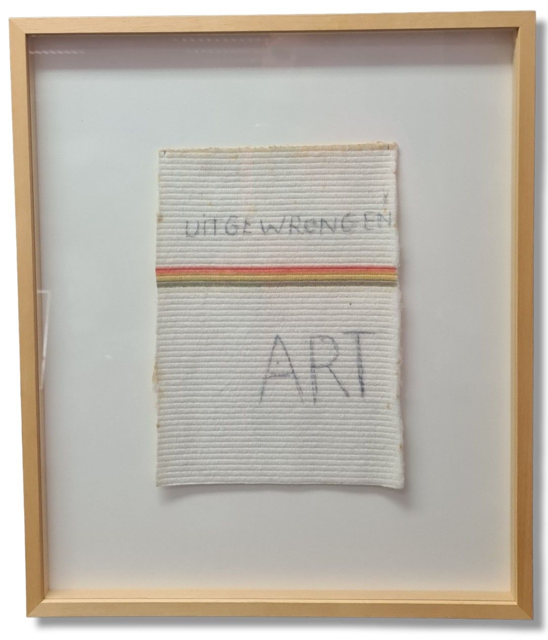 Jan FABRE( 1958- ) 
扬-法布尔(1958-)

违反艺术的行为。

"Bic艺术。

一片拖把。

约20 x 27厘米。

100份。

&hellip;