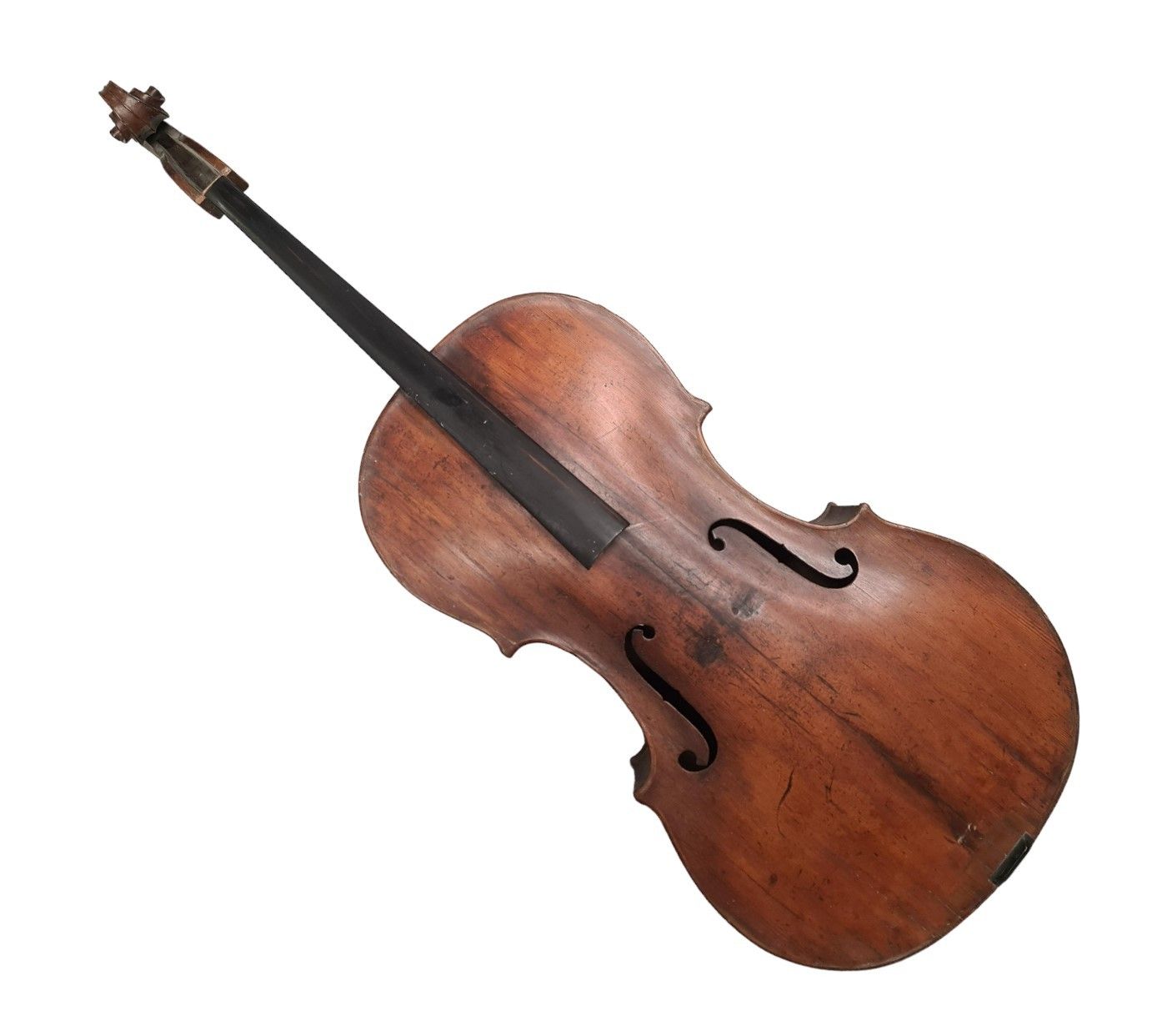 Null Cello aus dem 18. Jahrhundert, das restauriert werden muss. Fotografische D&hellip;