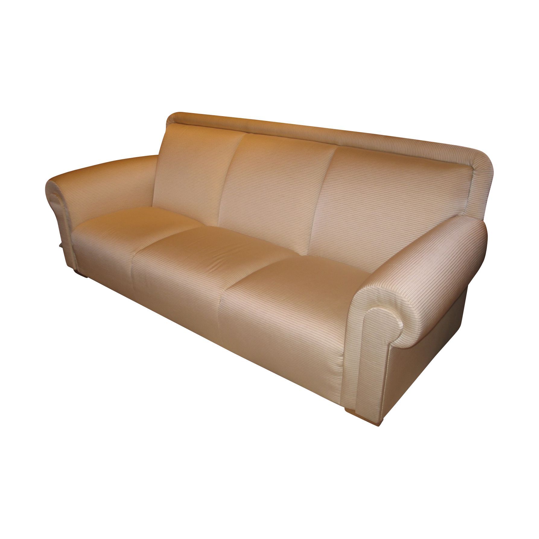Null 1 Sofá modelo Bristol, tapizado con tela Étoile color crema, asiento con mu&hellip;