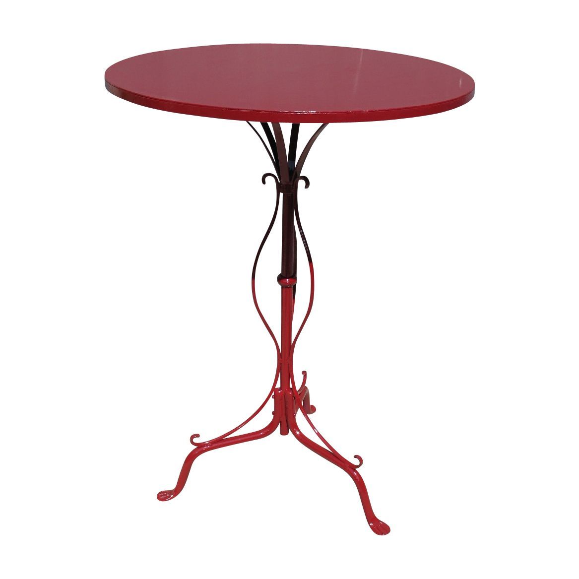 Null 1 有三条腿的高脚桌，也叫Mange-debout，用红色油漆的锻铁制作。

尺寸：D80 H110



重要信息 :



- 除非在描述中说明，&hellip;