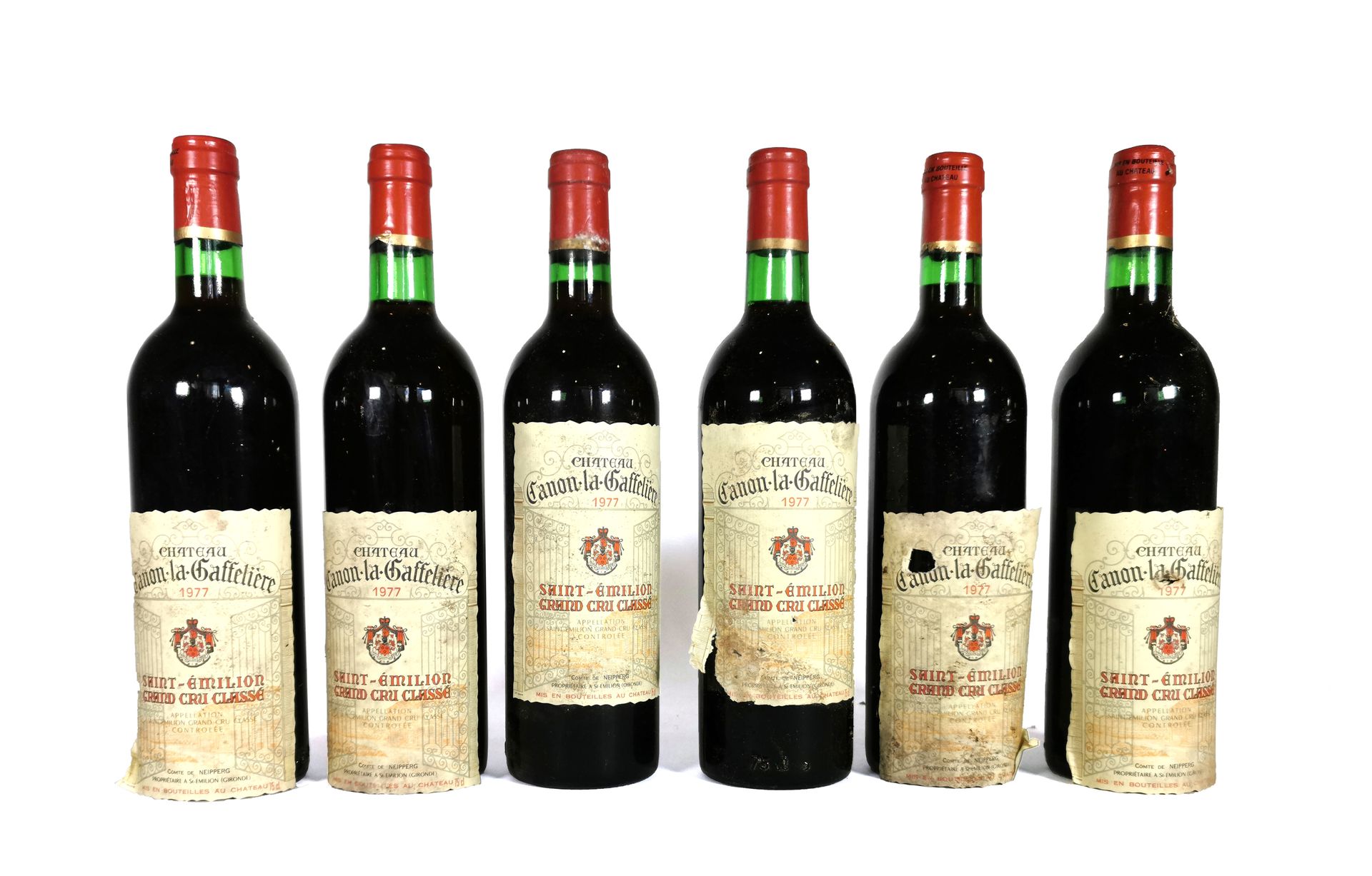 Null 6	 Bouteilles 	Château Canon-la-Gaffelière	 1977	, GCC Saint-Emilion (e.T.H&hellip;