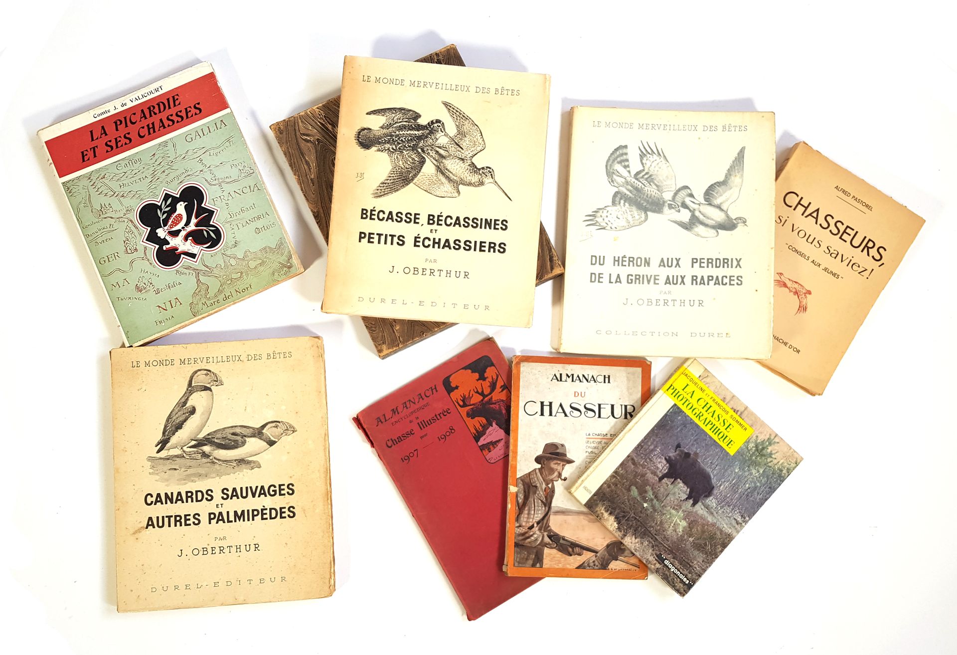 Null JAGEN

Set aus acht Büchern mit jagdlichen Themen : 

- Alfred PASTOREL, Ch&hellip;