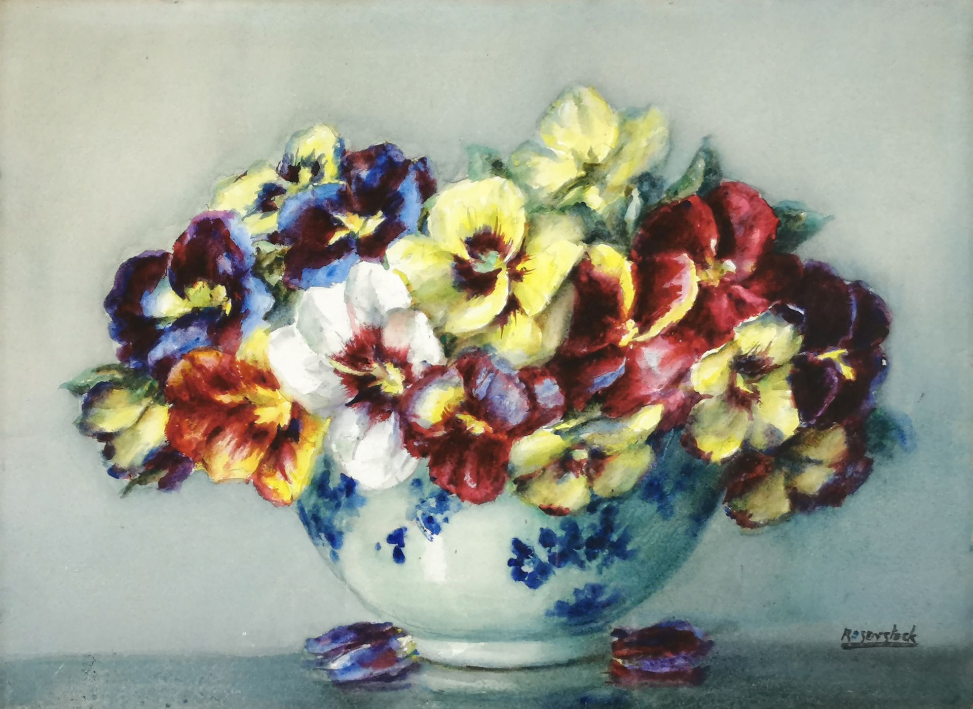 Null 伊索多-罗森斯托克 (1880-1956)

思想的花束

纸上水彩画，已签名

27 x 37 cm 正在观看

有框