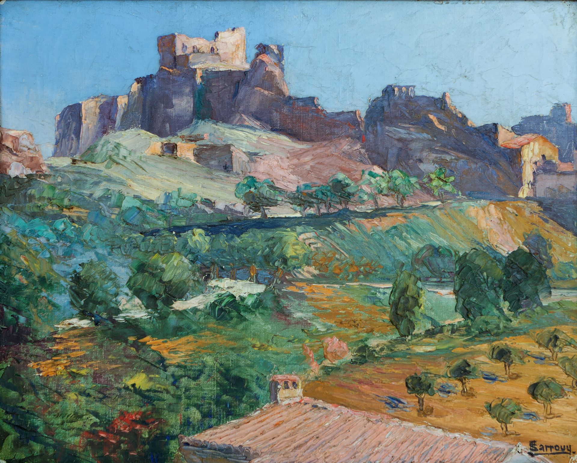 Null 马利厄斯-萨鲁伊(Marius SARROUY) (1934-2020)

南方景观

签名的布面油画

33 x 41厘米

有框