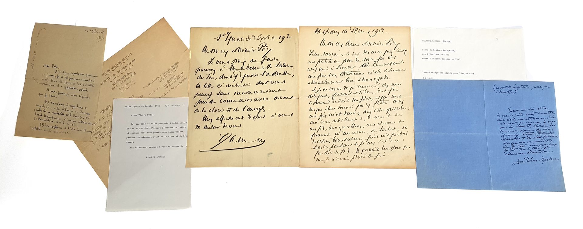 Null Francis JAMMES (1868-1938)

Deux lettres autographes du poète à son père da&hellip;