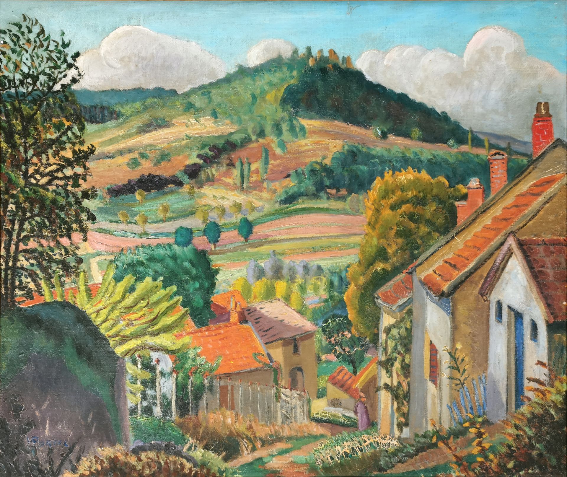 Null 亨利-波塔尔(1890-1982)

勃艮第村庄

签名的布面油画

46 x 55 厘米

有框
