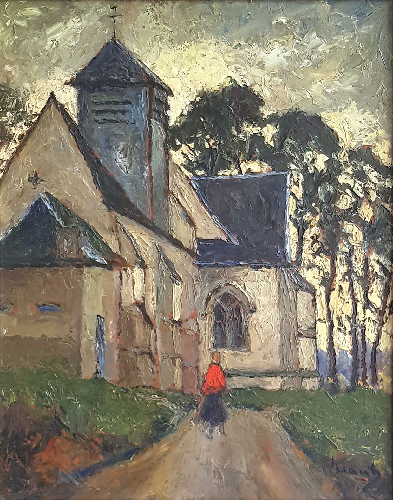 Null Félix NIAUT (School of the 20th century)

Old Picardy Church

Oil on isorel&hellip;