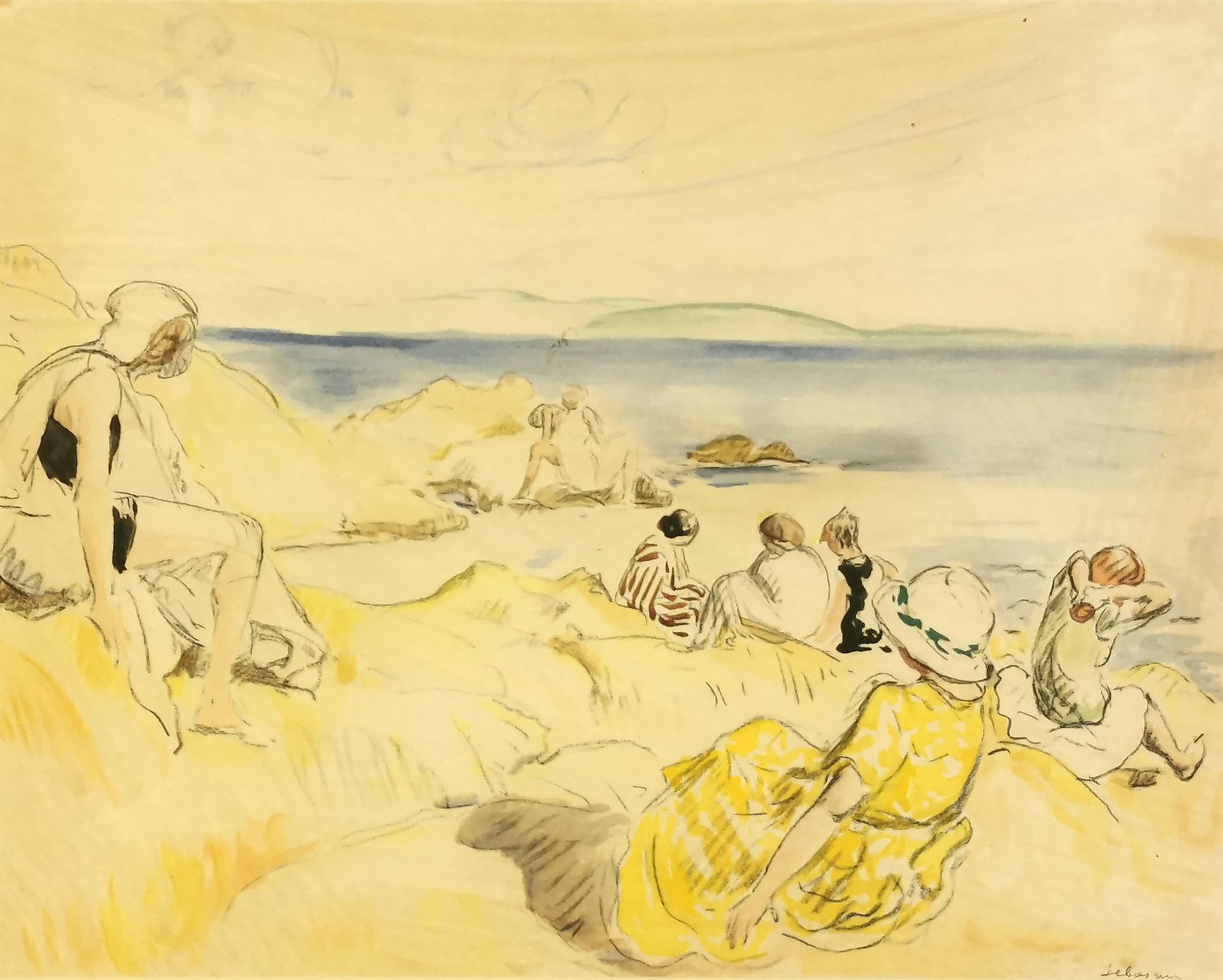 Null Henri LEBASQUE (1865-1937)

On the beach

Watercolor and charcoal on paper &hellip;