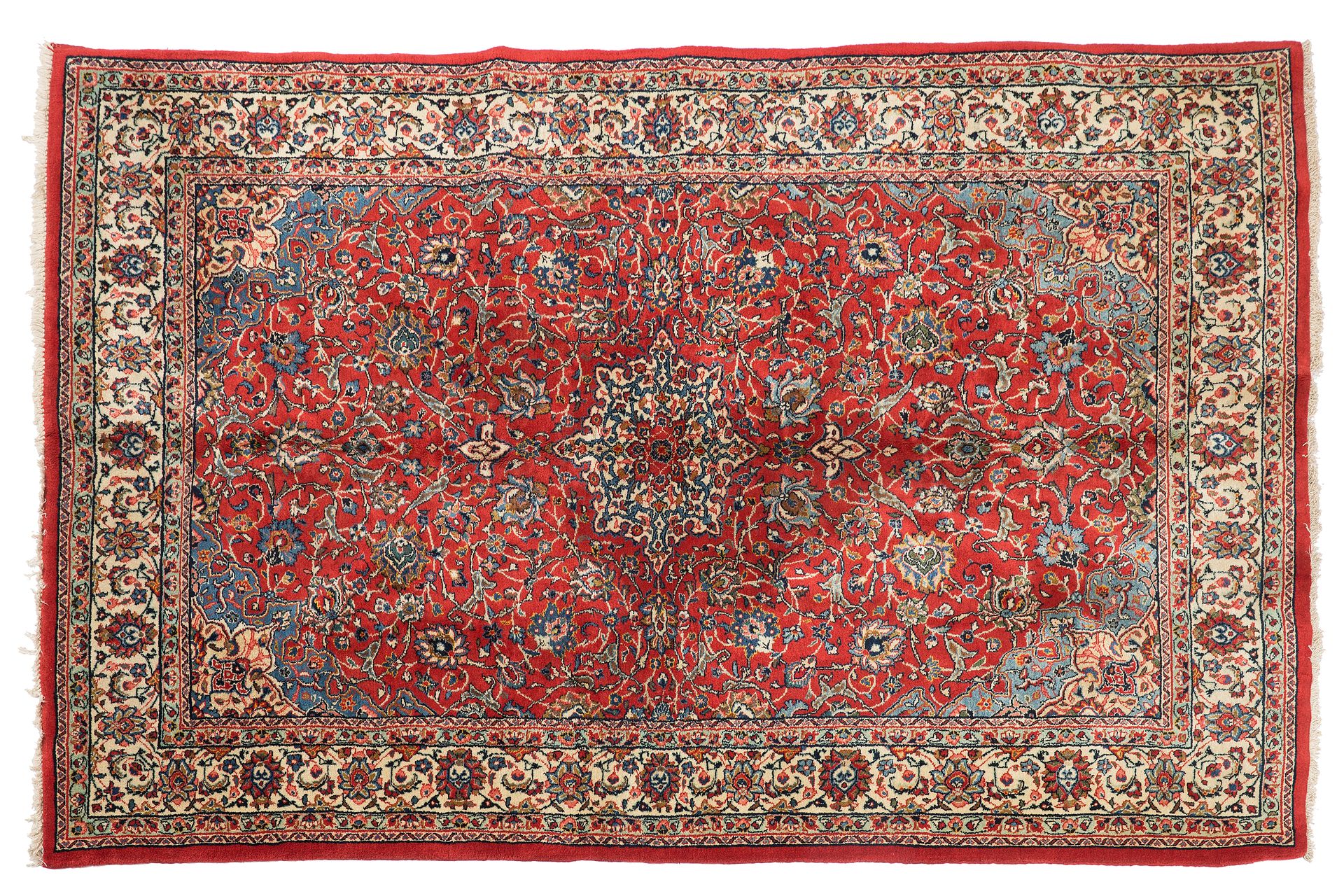 Null SAROUK-Teppich (Iran), Mitte des 20.

Maße: 280 x 185 cm.

Technische Merkm&hellip;