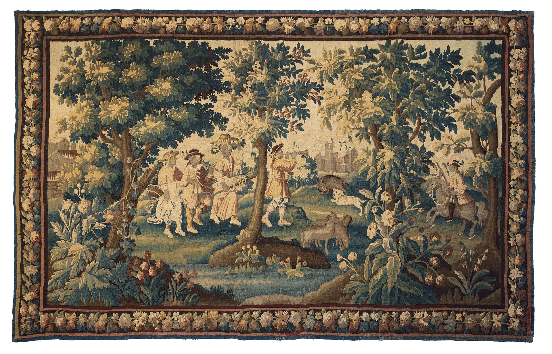 Null Aubusson tapestry, 18th century

Technical characteristics : Wool and silk
&hellip;