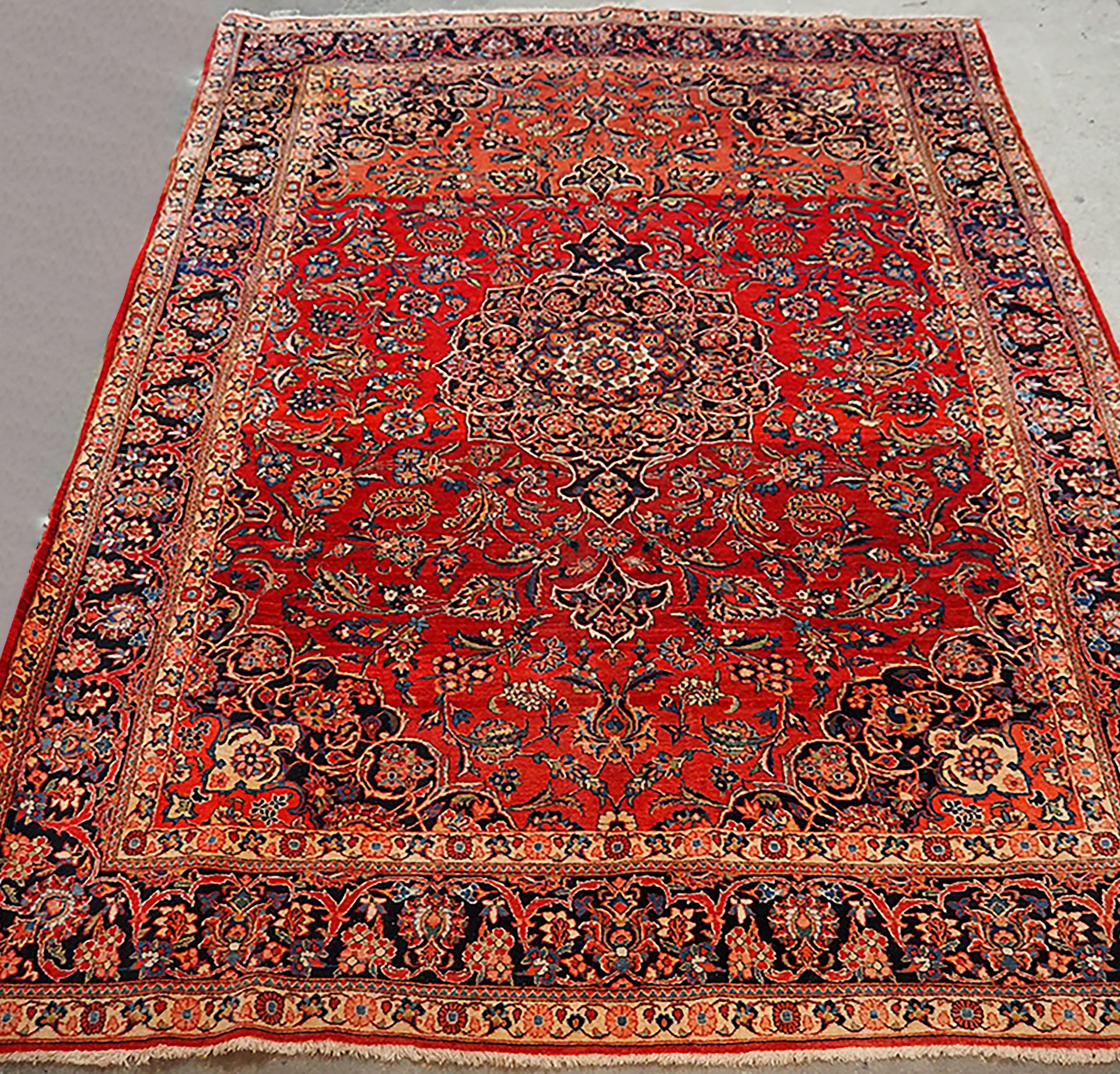 Null Large and fine kachan - Iran 

Mid 20th century 

Size : 330 x 215 cm

Tech&hellip;