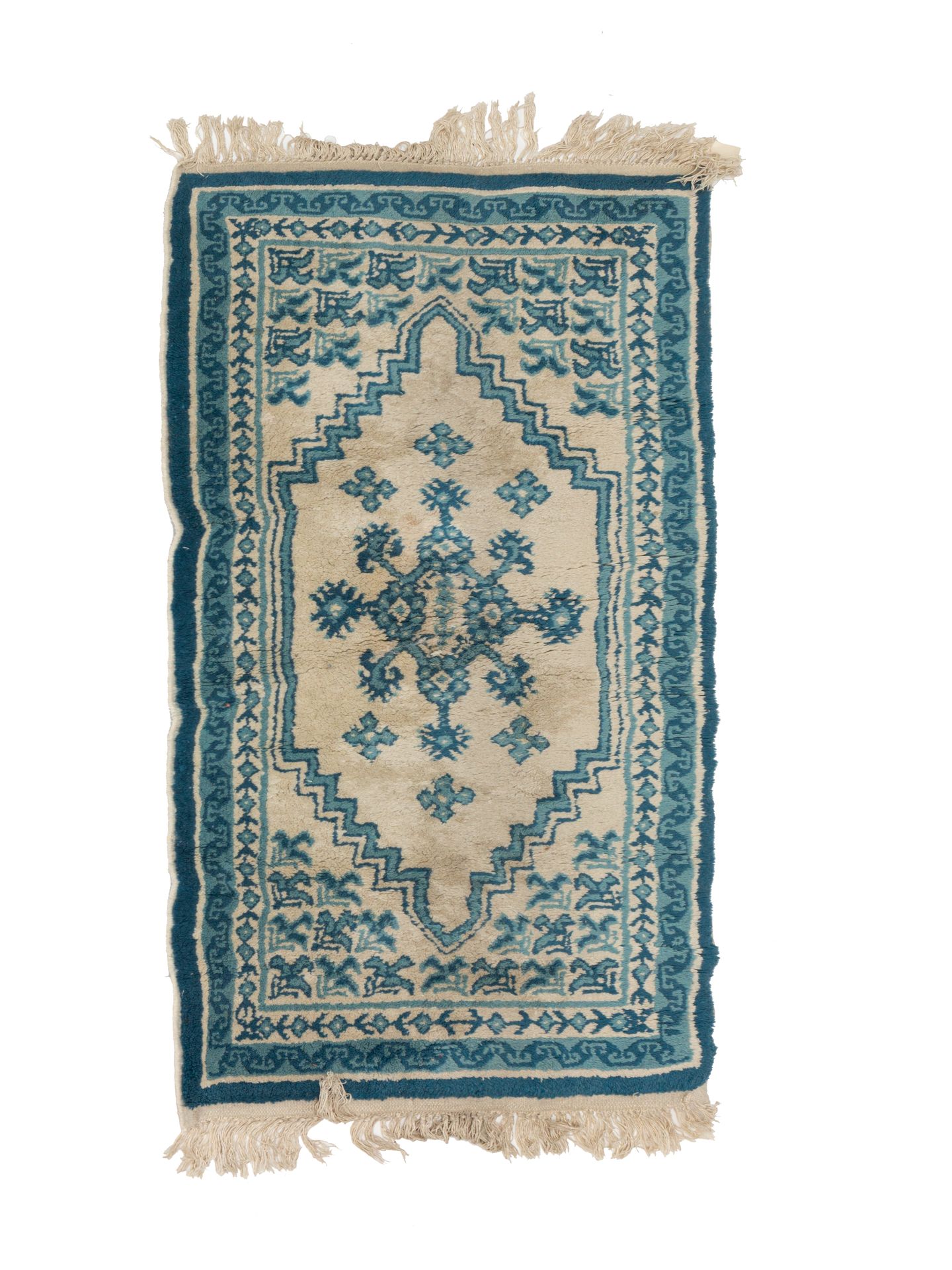 Null Tapis tibétain milieu XXe siècle

Caractéristiques techniques : velours en &hellip;