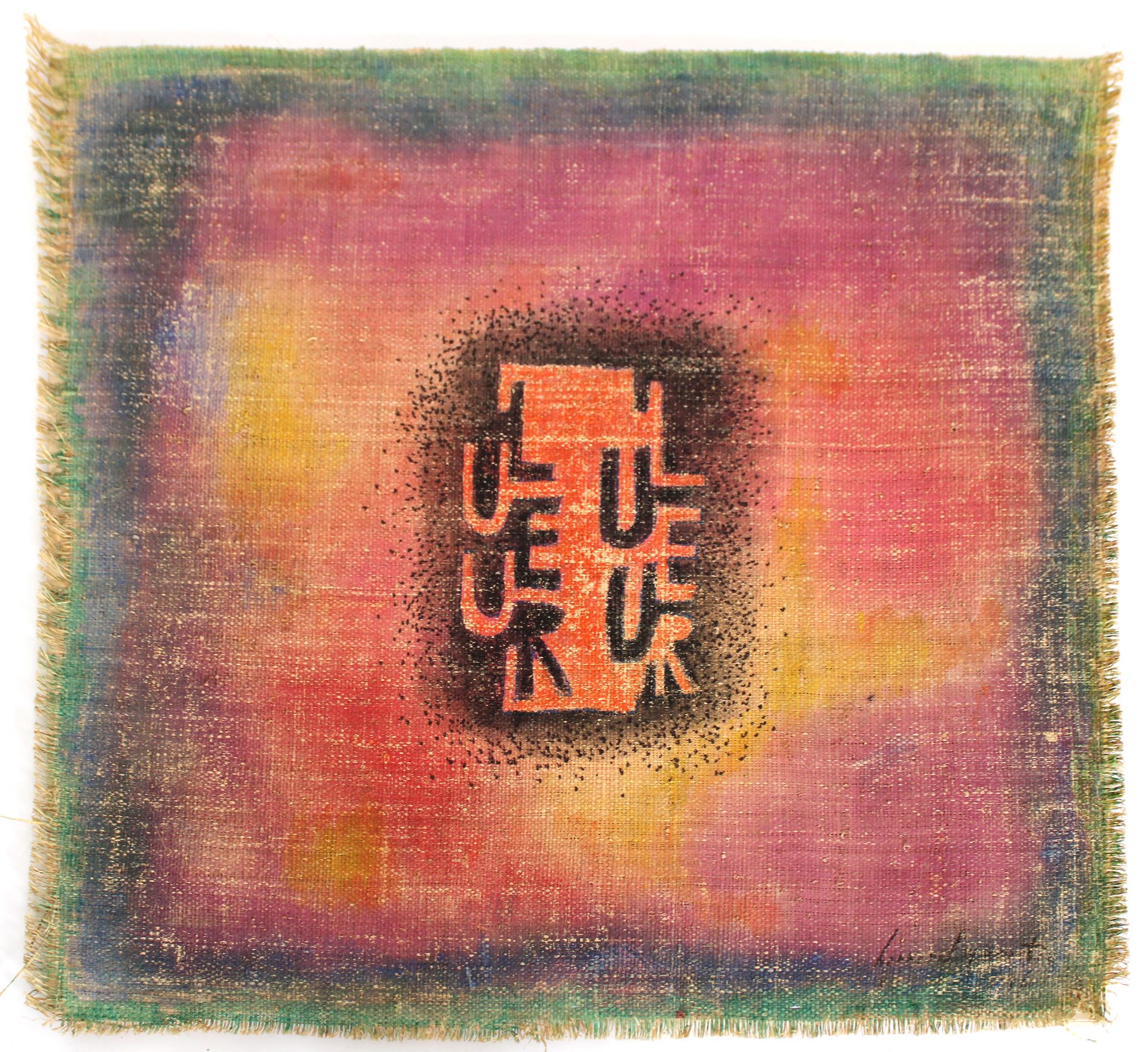 Null 伯纳德-昆廷(1923-2020)

光芒

丙烯酸在编织纤维上装订在纸板上，已签名

110 x 112 cm