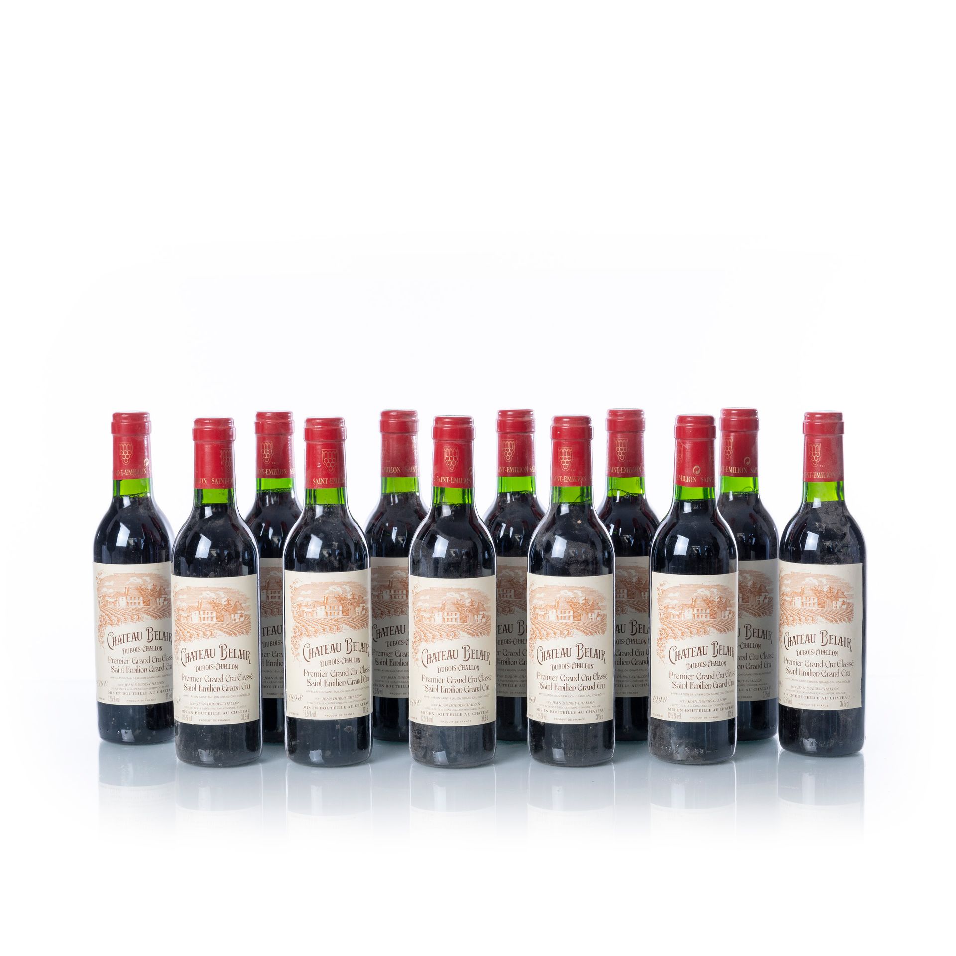 Null 12 medias botellas (37,5 cl) CHÂTEAU BELAIR

Año : 1998

Denominación : GCC&hellip;