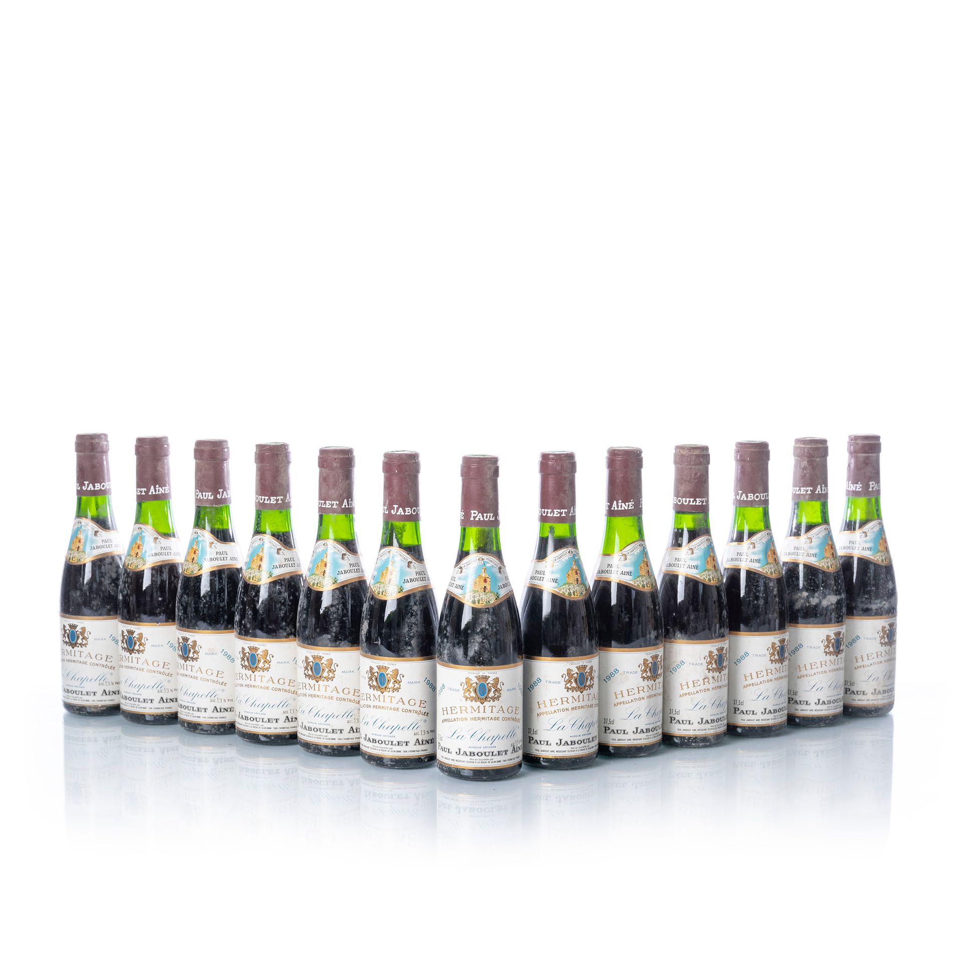 Null 13 demi-bouteilles (37,5 cl.) HERMITAGE La Chapelle

Année : 1988

Appellat&hellip;