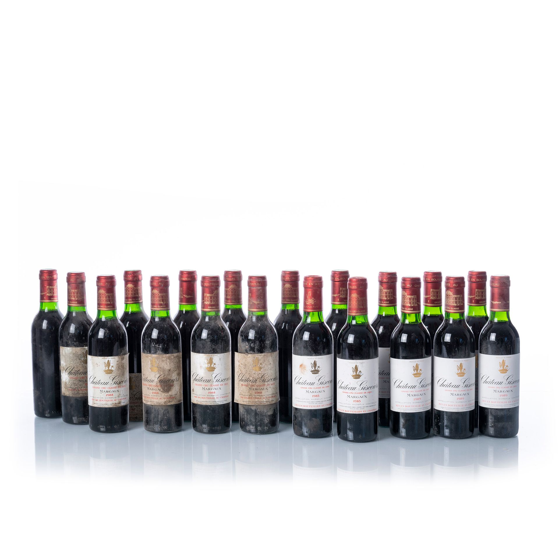 Null 19 half-bottles (37,5 cl.) CHÂTEAU GISCOURS

Year : 2 Db of 1985 ; 11 Db of&hellip;
