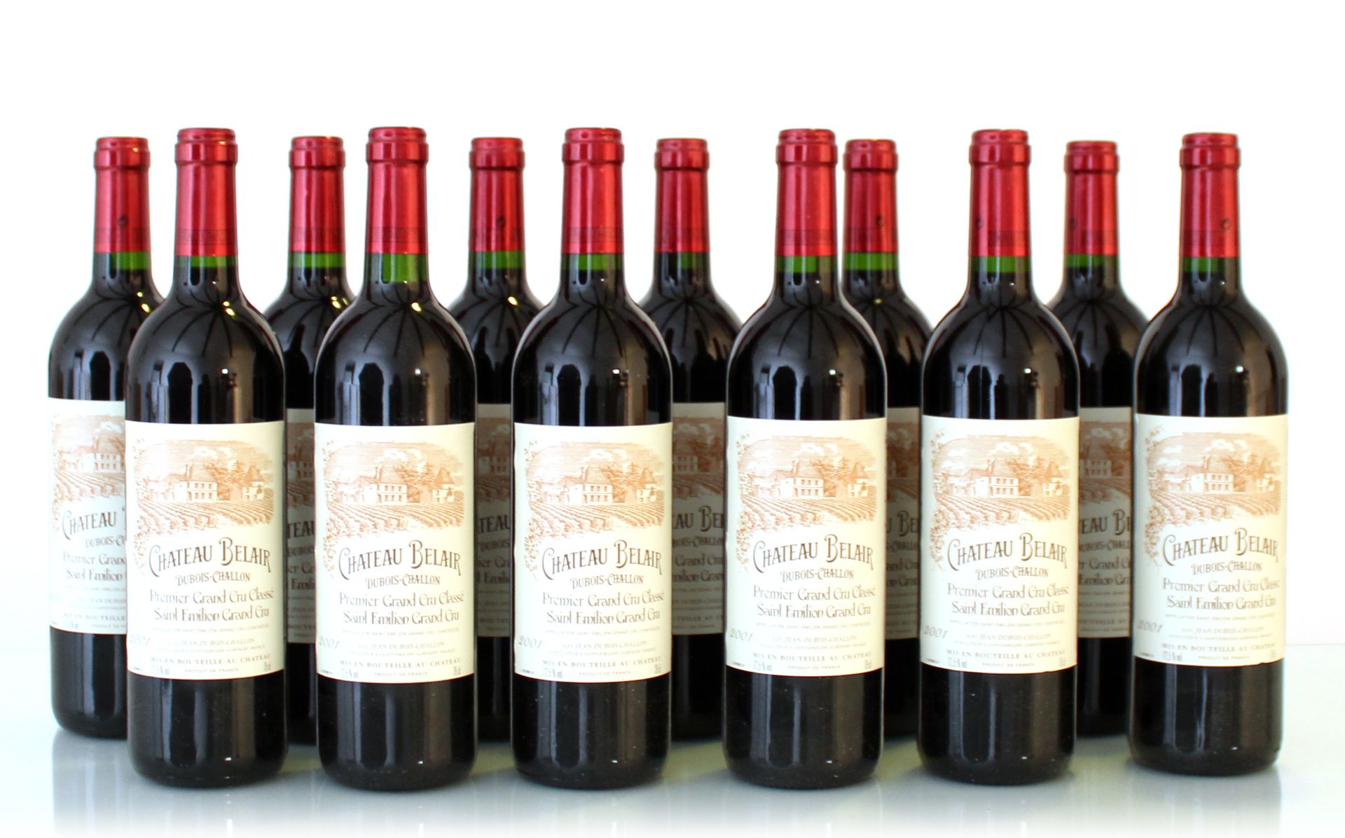 Null 12 bottles CHÂTEAU BELAIR

Year : 2001

Appellation : GCC 1B SAINT-ÉMILION
&hellip;