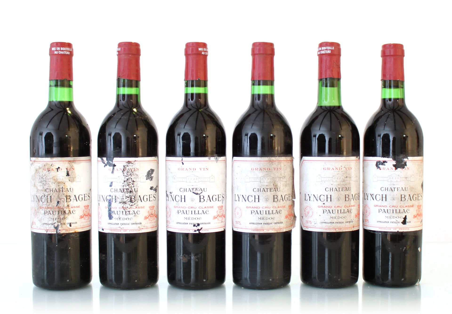 Null 6 bottles CHÂTEAU LYNCH BAGES

Year : 1975

Appellation : GCC5 PAUILLAC

Re&hellip;