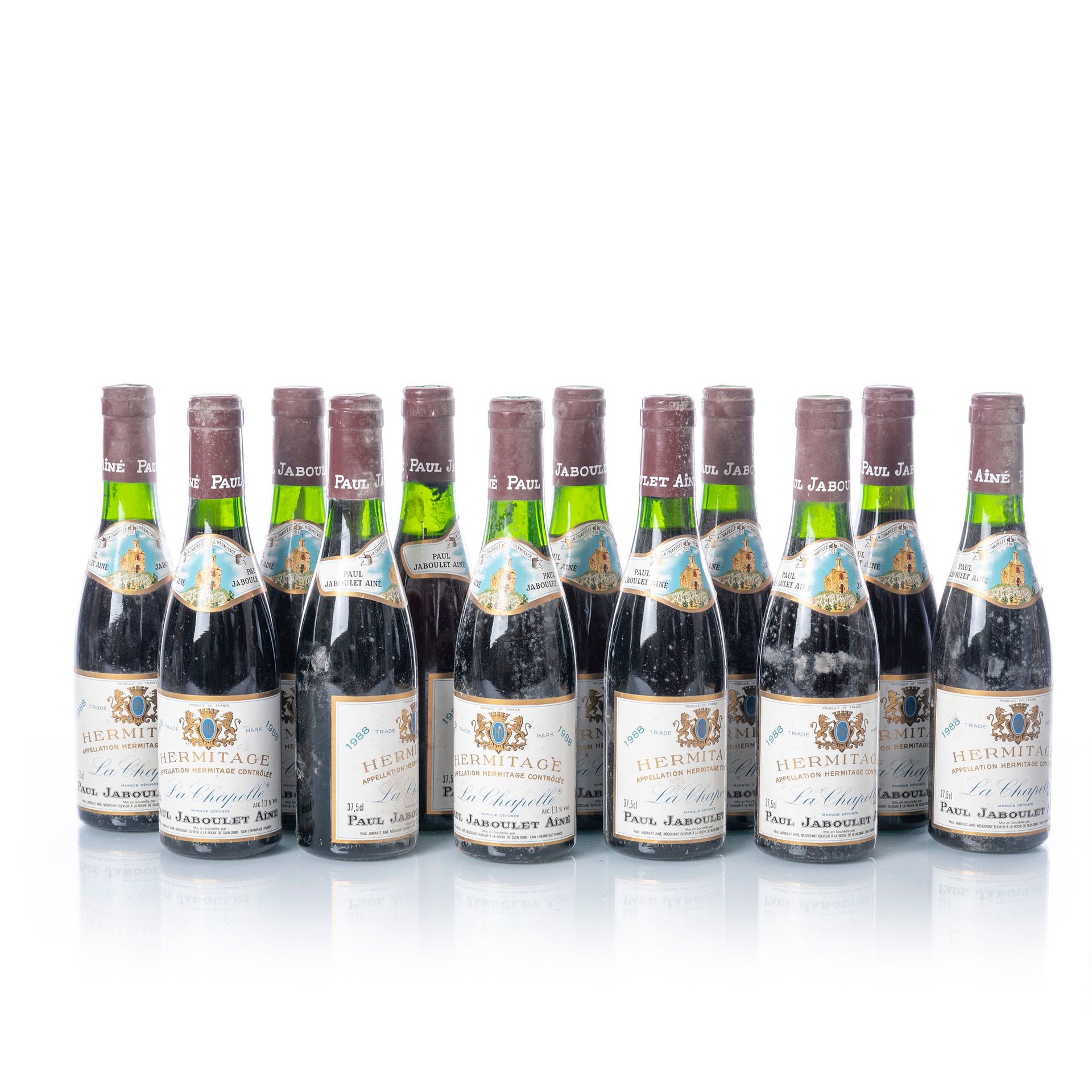 Null 12 mezze bottiglie (37,5 cl.) HERMITAGE La Chapelle

Anno : 1988

Denominaz&hellip;