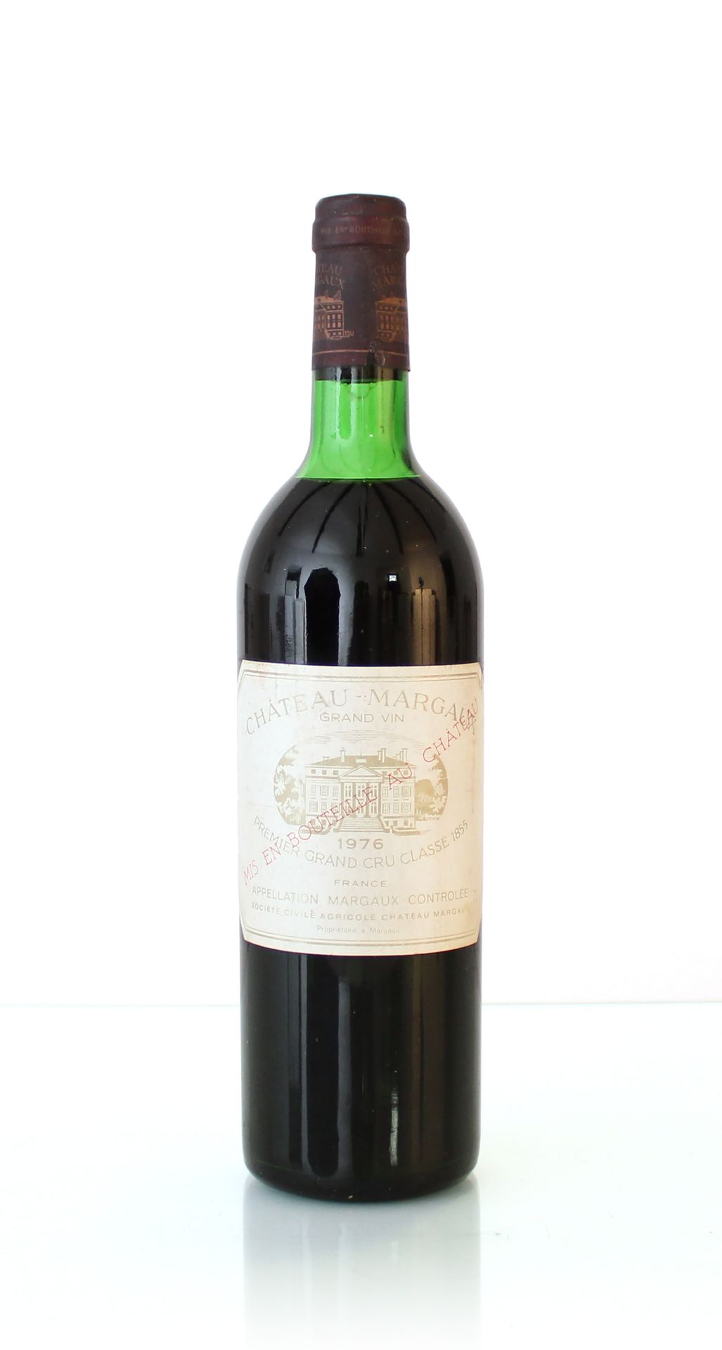 1 botella de CHÂTEAU MARGAUX 
Año : 1976 
Denominación : GCC1 MARGAUX 
Observaci&hellip;