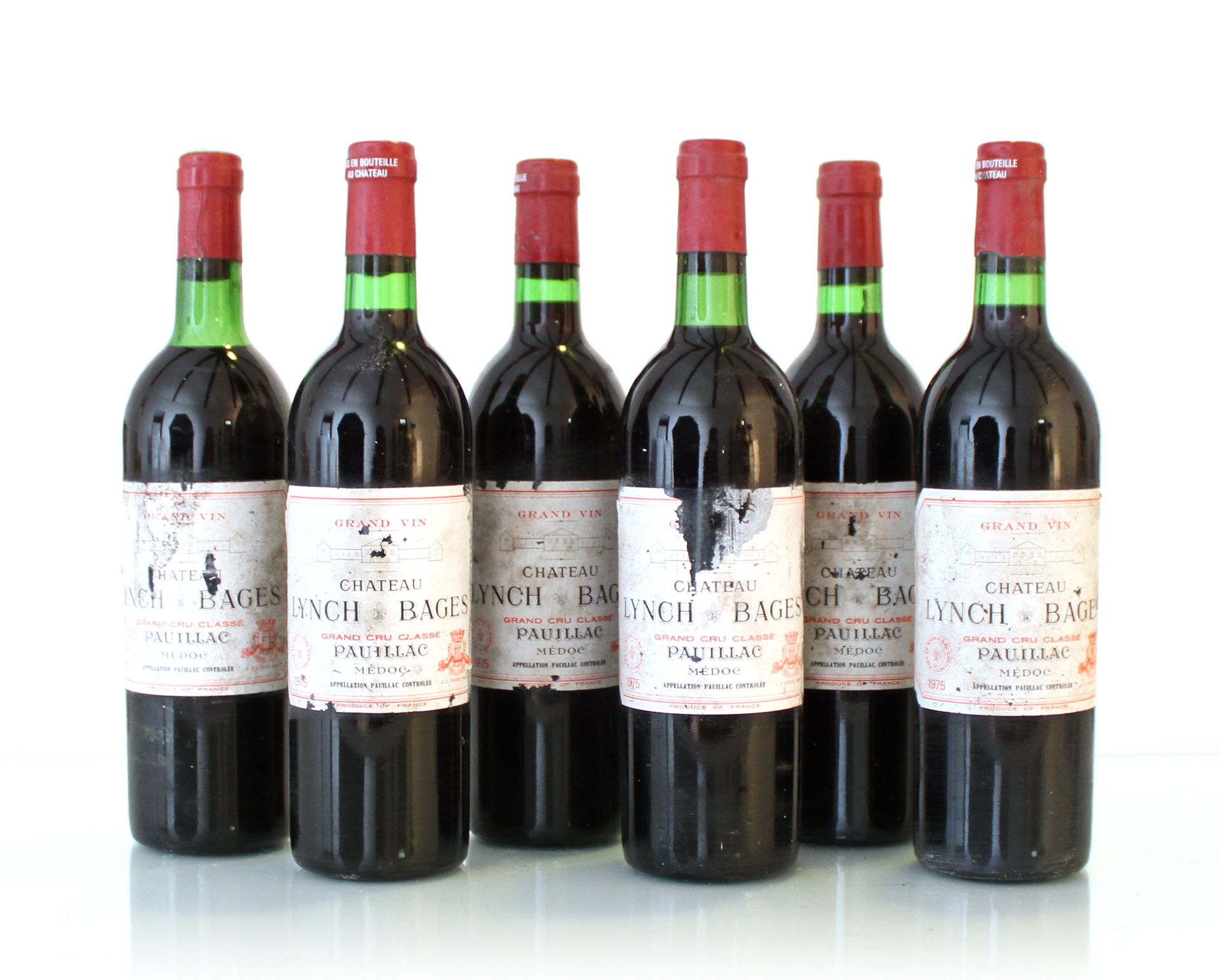 Null 6 bottles CHÂTEAU LYNCH BAGES

Year : 1975

Appellation : GCC5 PAUILLAC

Re&hellip;