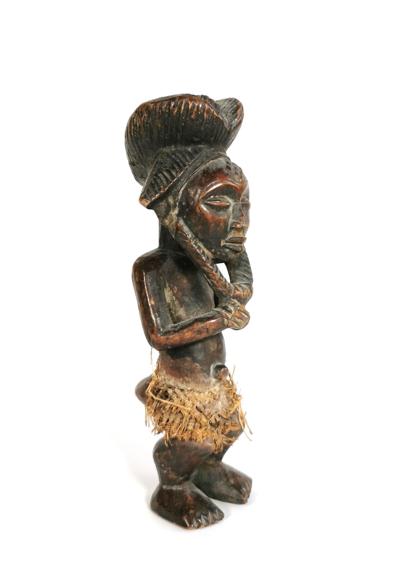 Null PUNU-Statue - Gabun 
Dekorative Holzstatue zur Verwendung in kolonialen Kre&hellip;