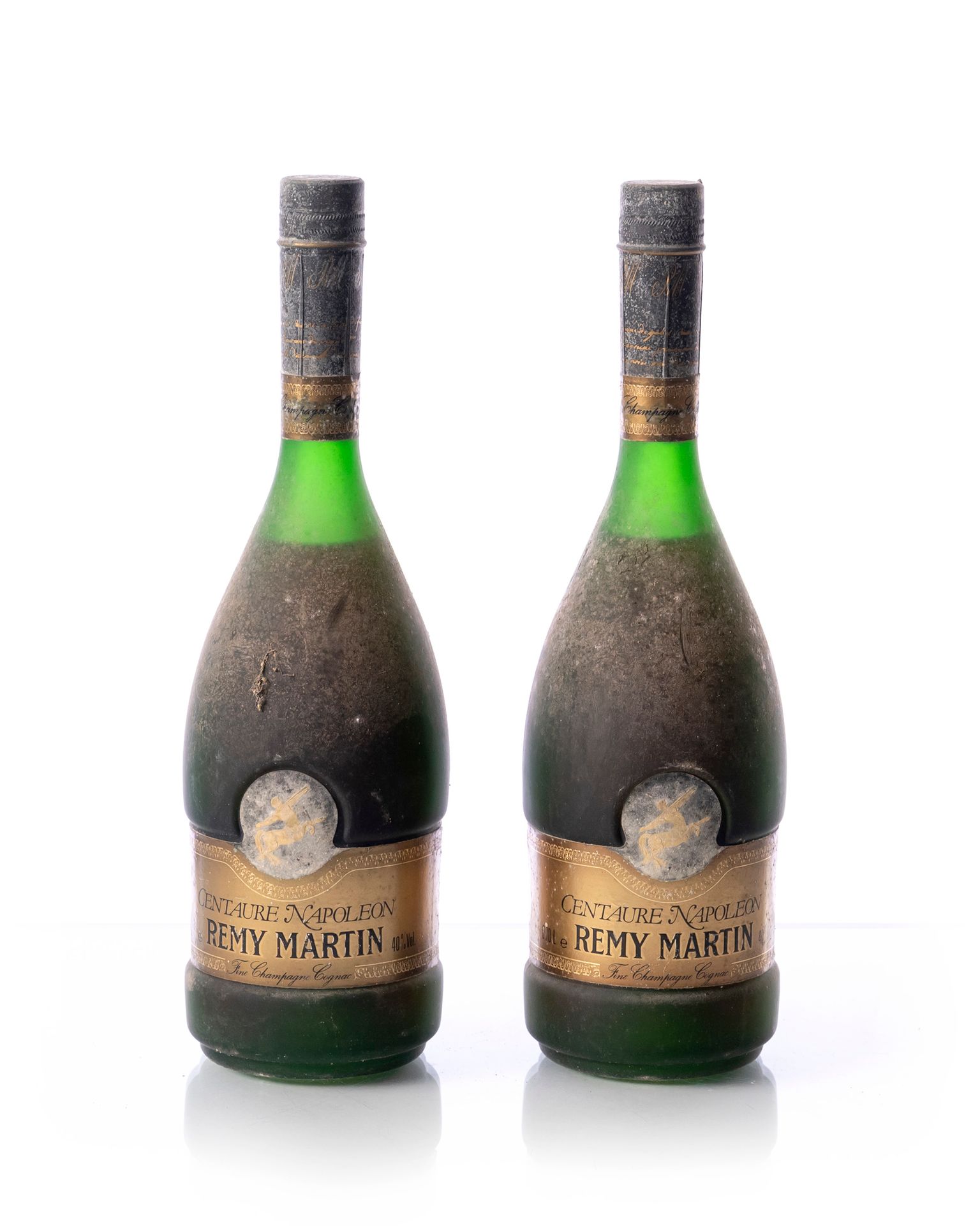 Null 2 Flaschen (70 cl. - 40°) COGNAC Fine Champagne CENTAURE NAPOLÉON - RÉMY MA&hellip;