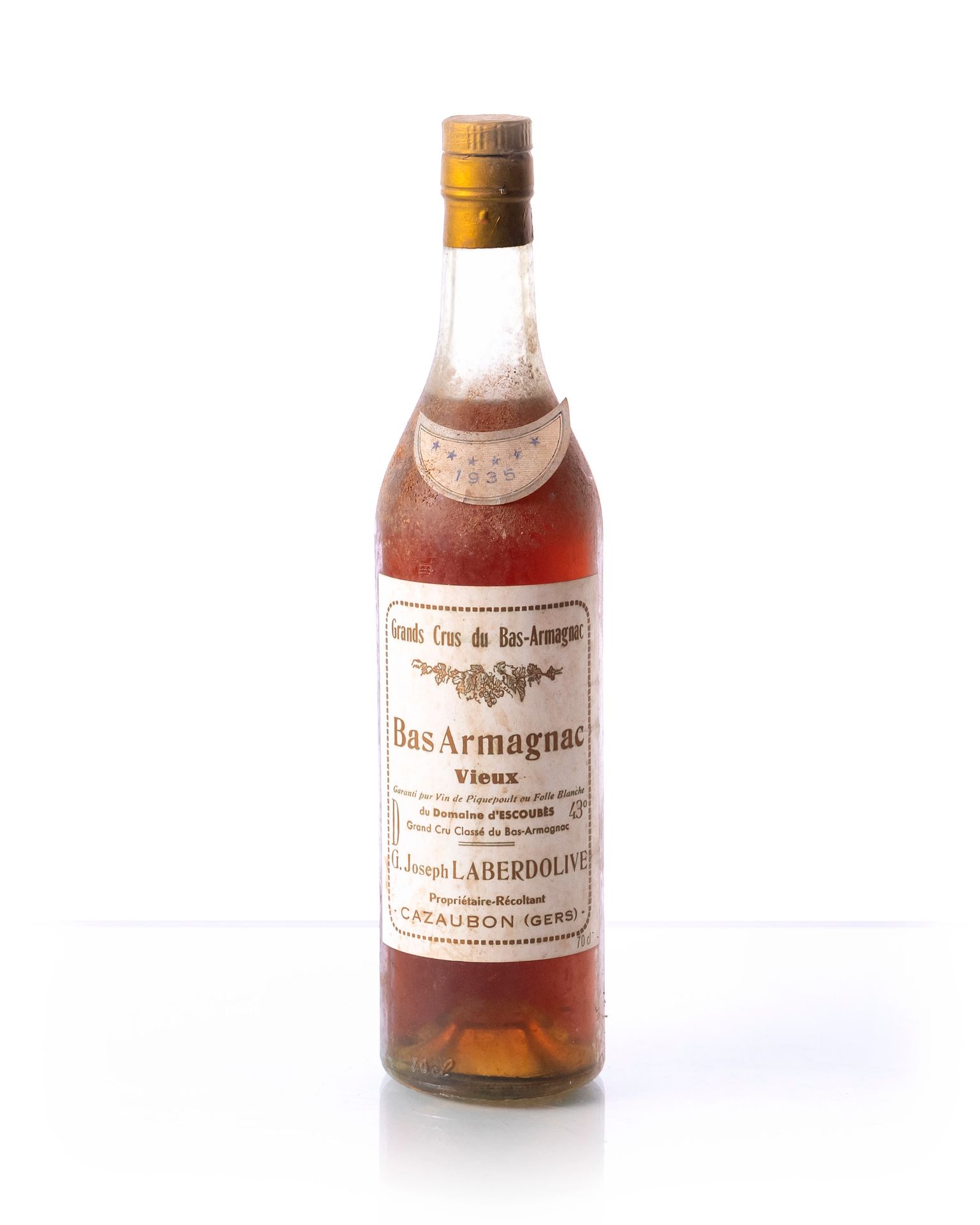 Null 1 botella (70 cl. - 43°) BAS-ARMAGNAC Grand Cru - G. Joseph LABERDOLIVE
Año&hellip;