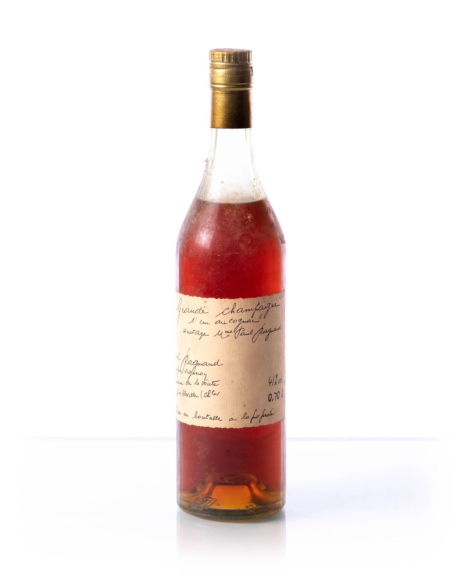 Null 1 bouteille (70 cl. – 41°) COGNAC Grande Champagne 1er Cru - Héritage Mme P&hellip;