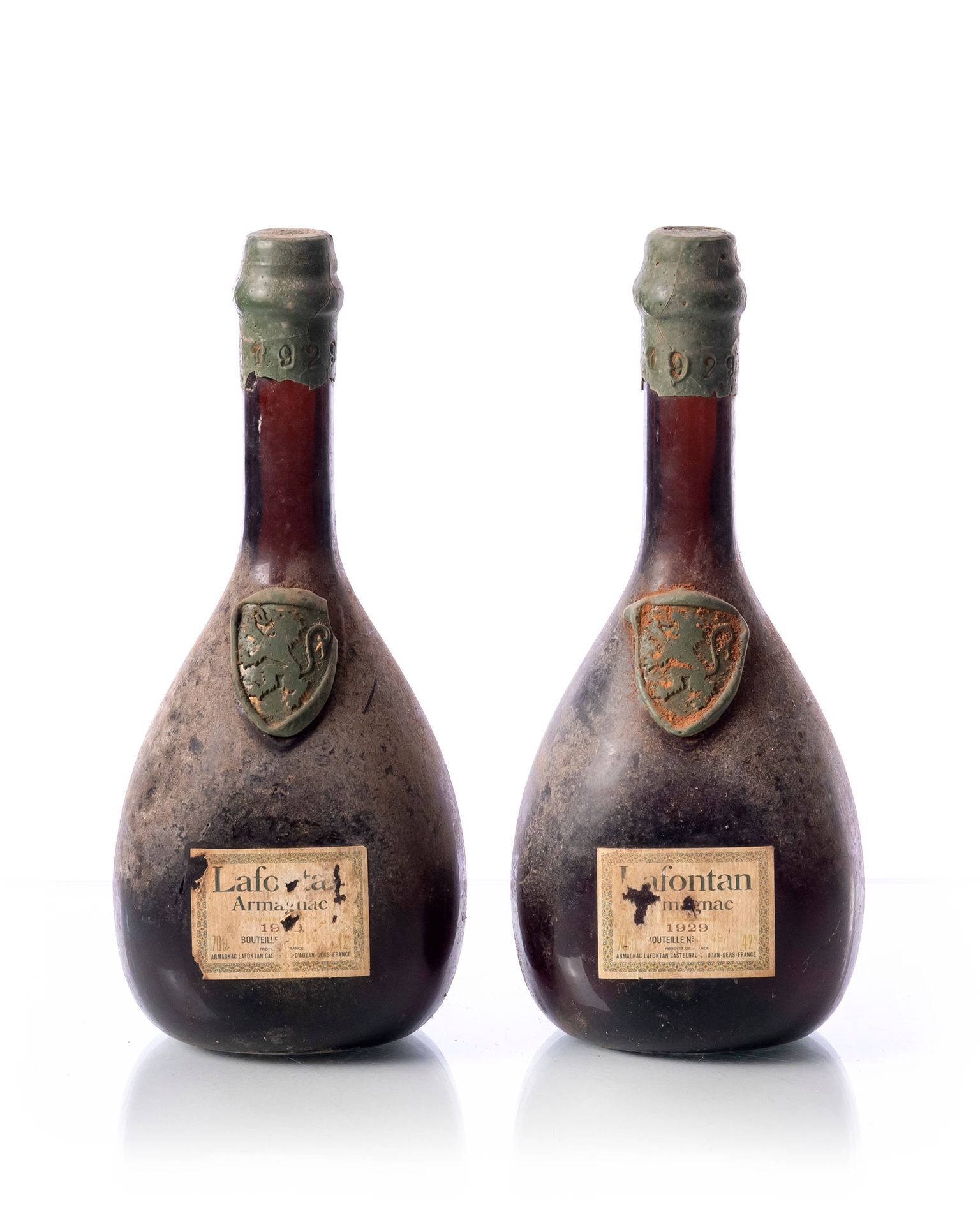 Null 2 bottles (70 cl. - 42°) ARMAGNAC LAFONTAN
Year : 1929
Appellation : ARMAGN&hellip;