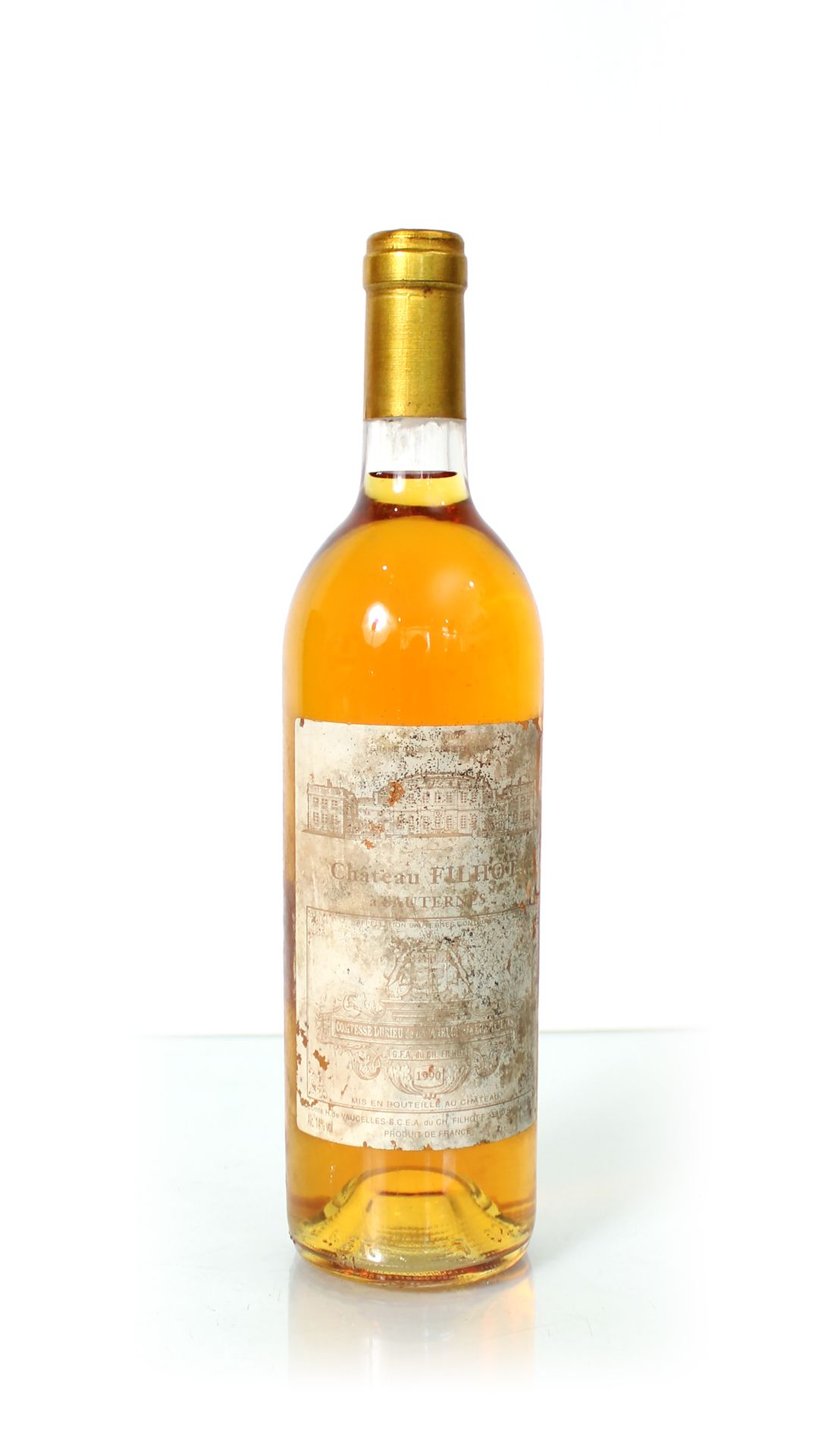 Null 1瓶菲尔霍特红葡萄酒
年份：1990
产区 : 第二CC SAUTERNES
备注 : B.G + ; e.T.A