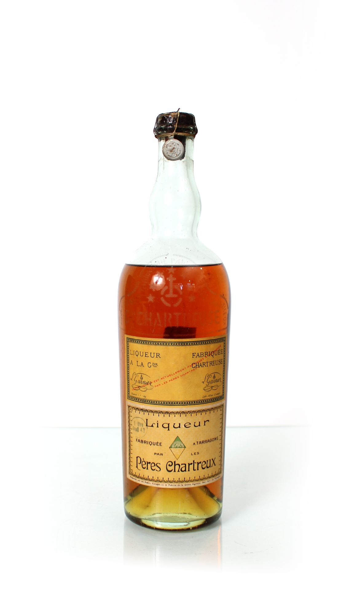 Null 1 bouteille de CHARTREUSE Jaune TARRAGONE (100 cl – 48°)
Année : 1912-1913
&hellip;