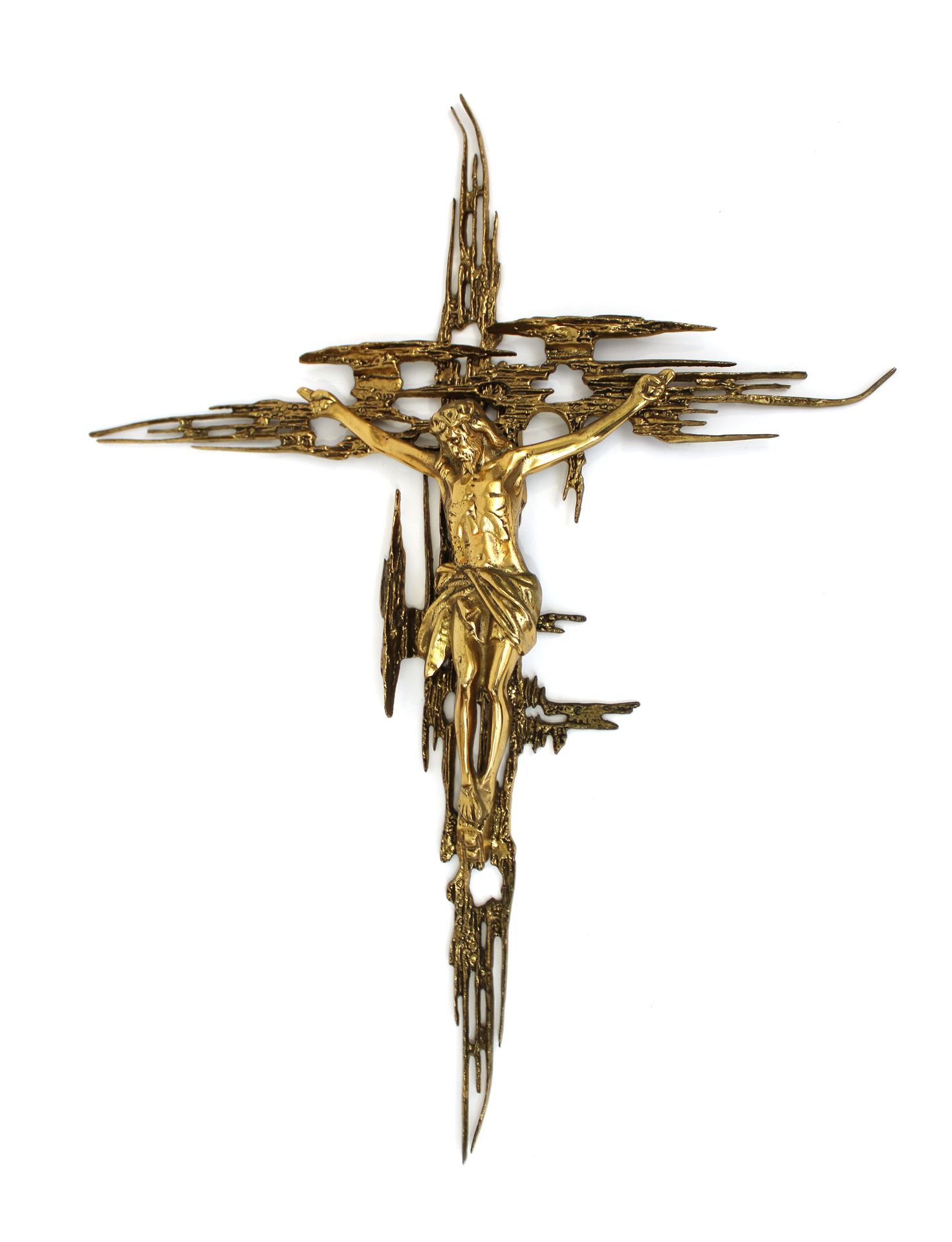 Null Nach Salvador DALI
Kruzifix aus vergoldeter Bronze
77 x 60 cm