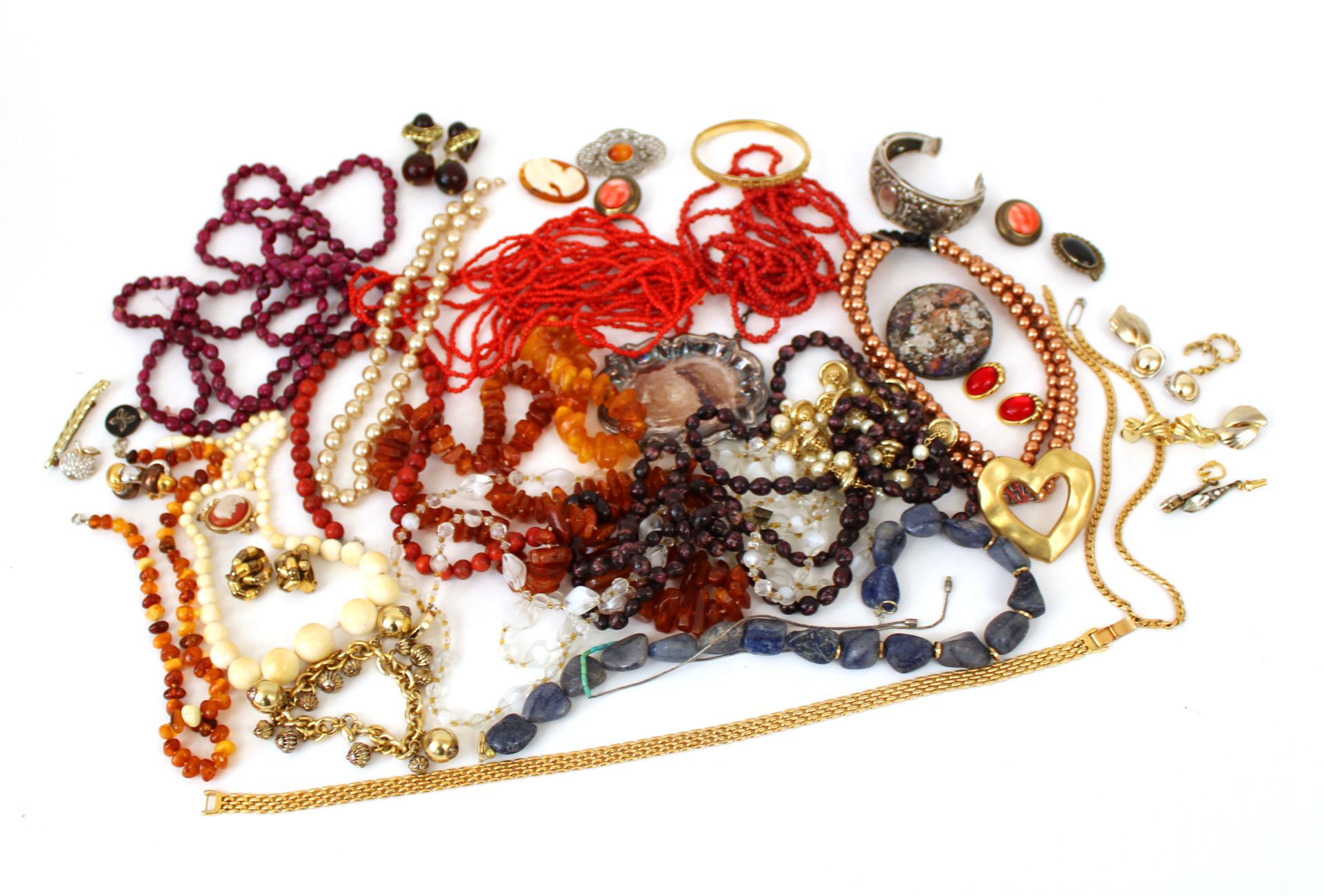 Null Modeschmuckset bestehend aus Halsketten, Armbändern, Ringen, Ohrringen, Bro&hellip;