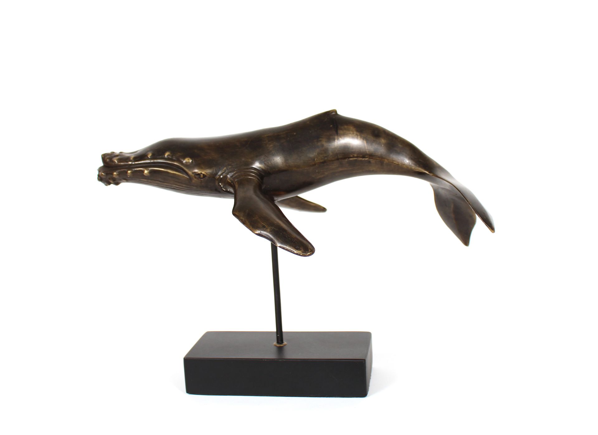 Null École du XXIe siècle
Baleine
Bronze à patine brun doré, socle en bronze
L. &hellip;