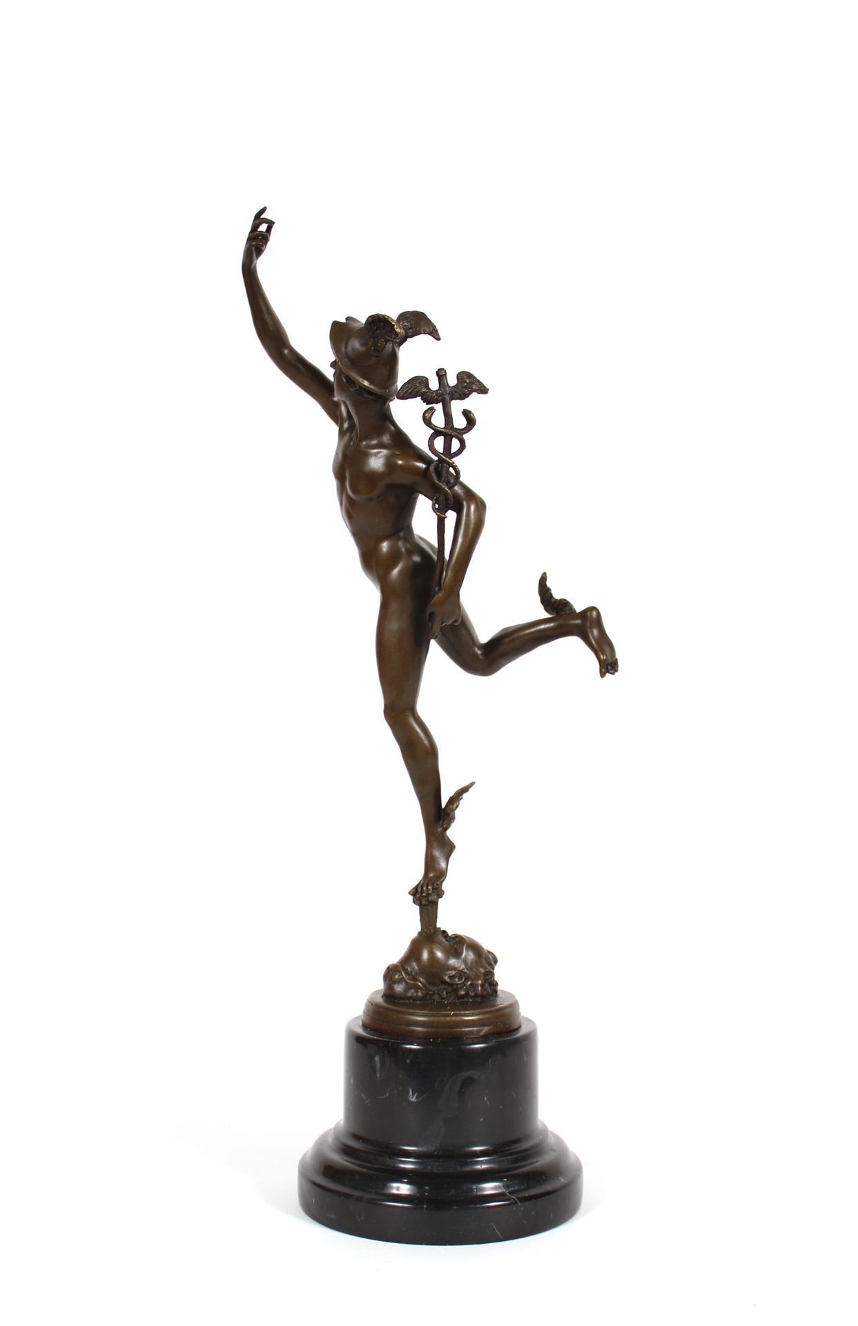 Null After GIAMBOLOGNA
Mercury
Bronze with medal patina, signed, marble base
H. &hellip;