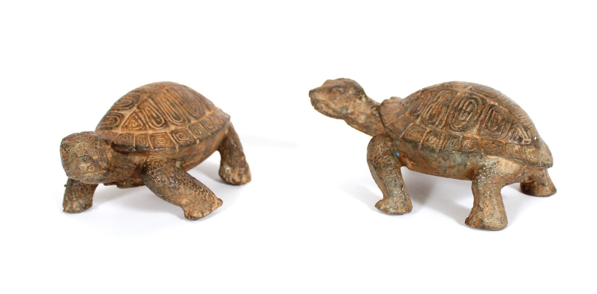 Null Pierre CHENET (Schule des 20. Jahrhunderts)
Paar von Schildkröten
Bronze mi&hellip;