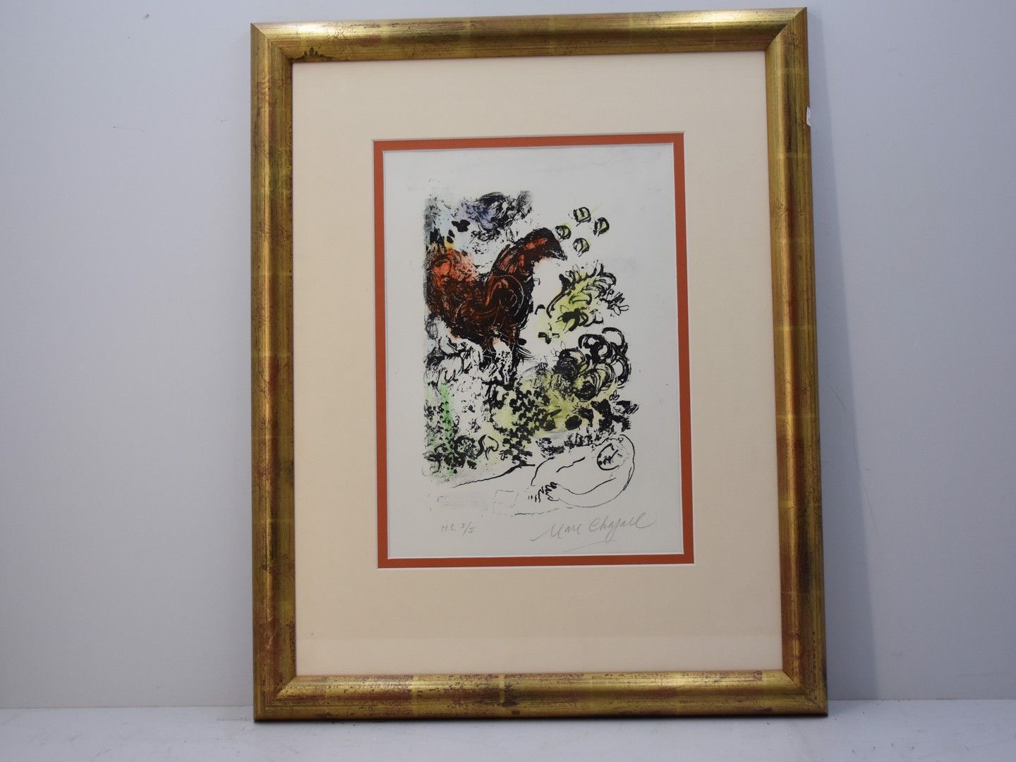 Null Lithography signed Marc CHAGALL [1887-1985] numbered HC I/V dim. 37 x 26 cm&hellip;