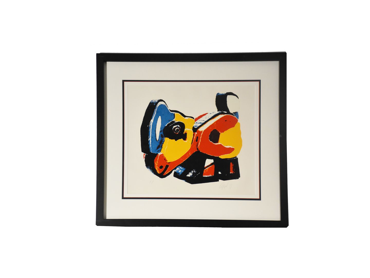 Null Litho signed Karel APPEL [1921-2006] dated 77 and numbered E.A. "Dog" dim. &hellip;