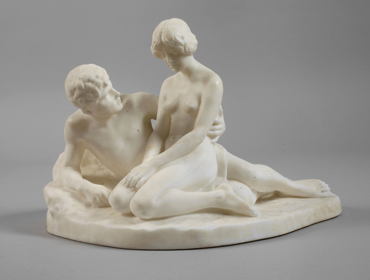 Null Stephan Abel Sinding, "Idyll in May".
Late 19th/early 20th c., signed on th&hellip;