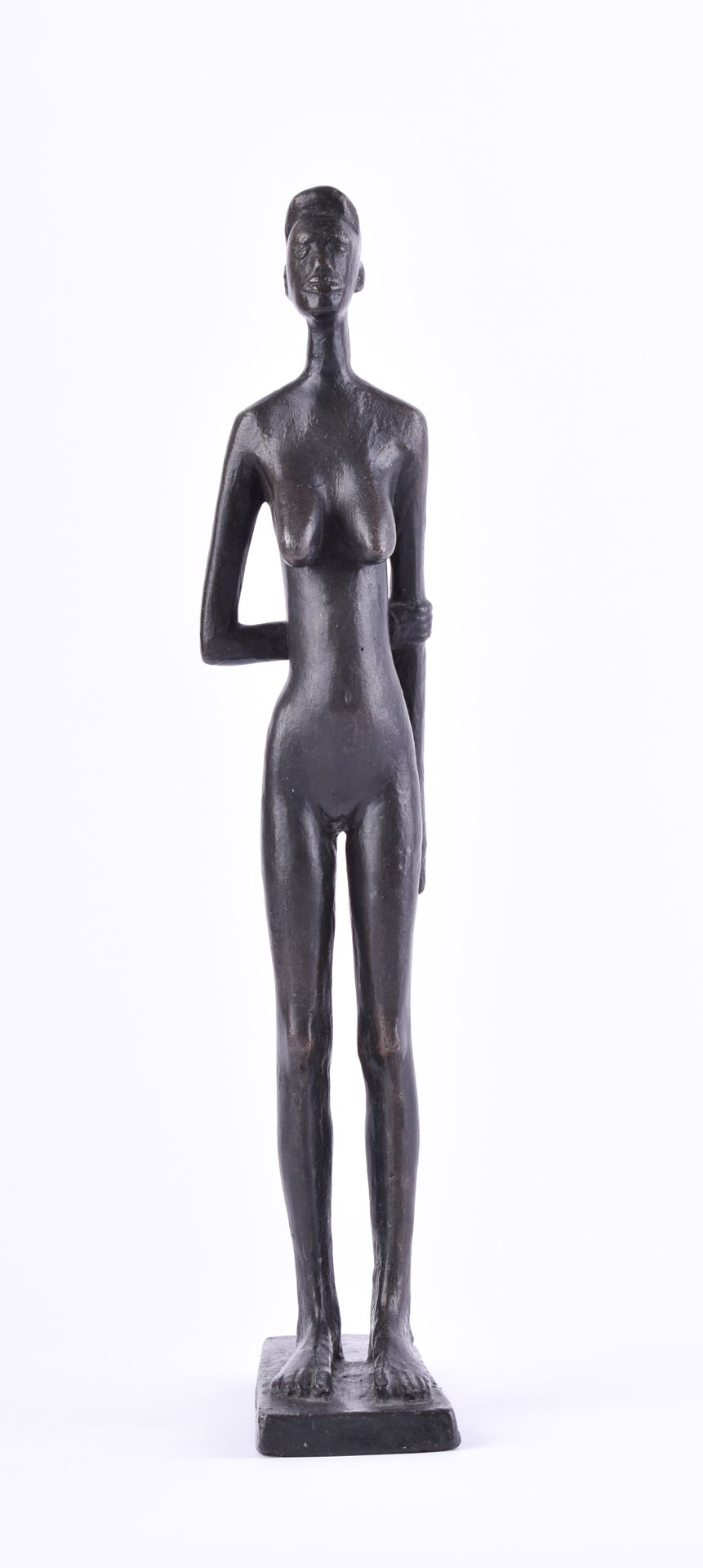 Gustav SEITZ (1906-1969) Négresse parisienneSculpture- bronze, h : 30,5 cm,signé&hellip;