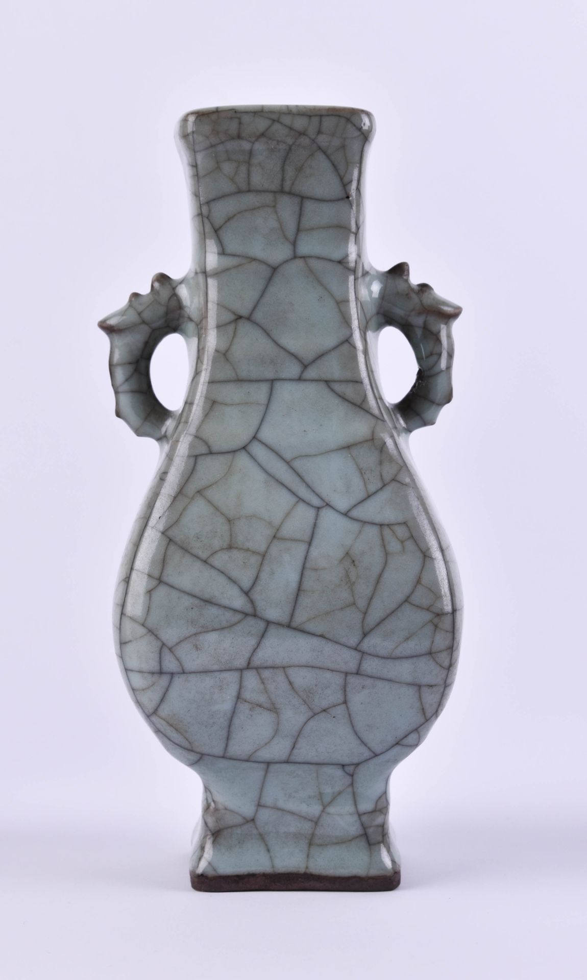 Hu-Vase China im Song Stil 18. / 19. Jhd. 瓷器，带青花瓷釉，高：20,7厘米