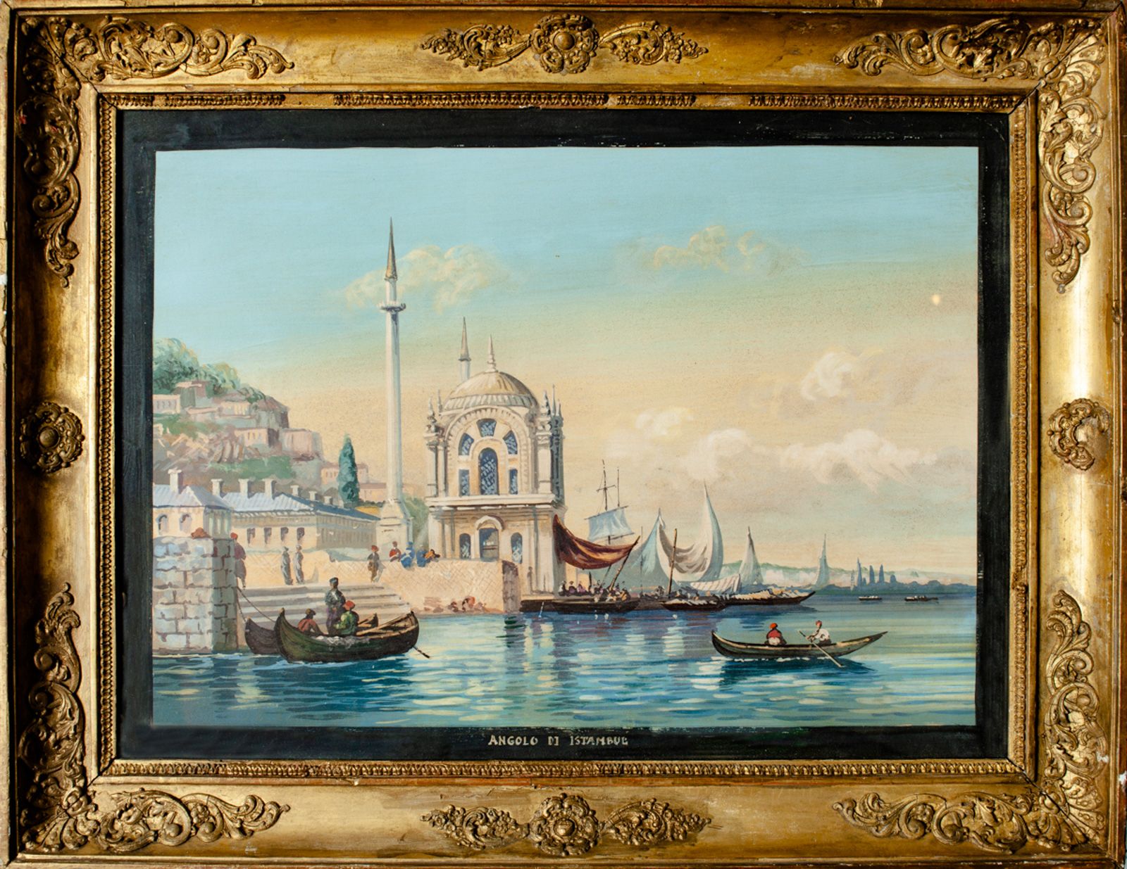 Null Istanbul

Gouache sur papier, dans un cadre en bois et stuc doré

35 x 48,5&hellip;