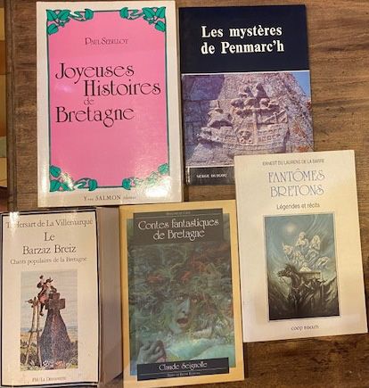 Null [BRITAIN] Lot of 5 volumes: SEBILLOT. Joyful stories of Brittany / The Myst&hellip;