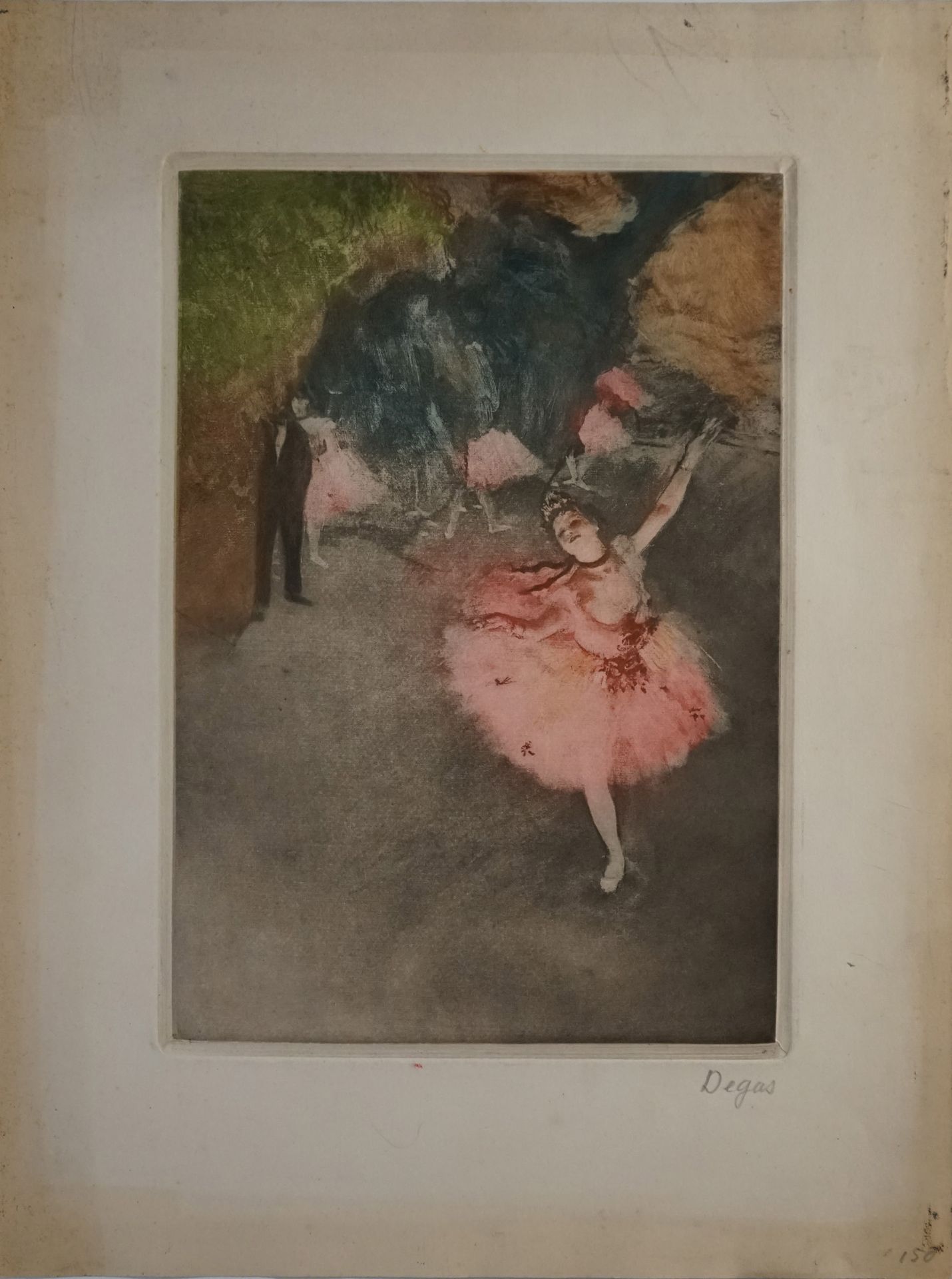 Null D'après DEGAS

"Danseuse", estampe. 38x28.5cm