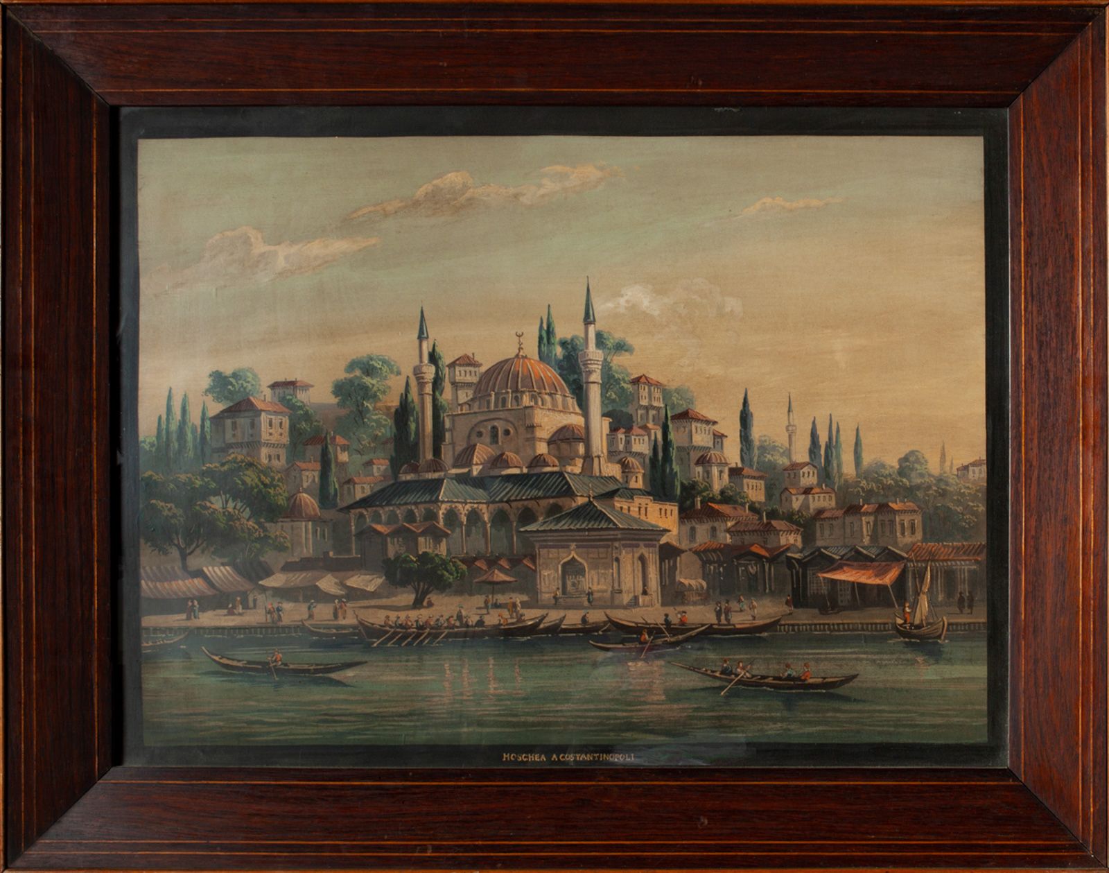 Null Moshea a Costantinopoli

Gouache auf Papier, in einem Holzrahmen mit hellem&hellip;