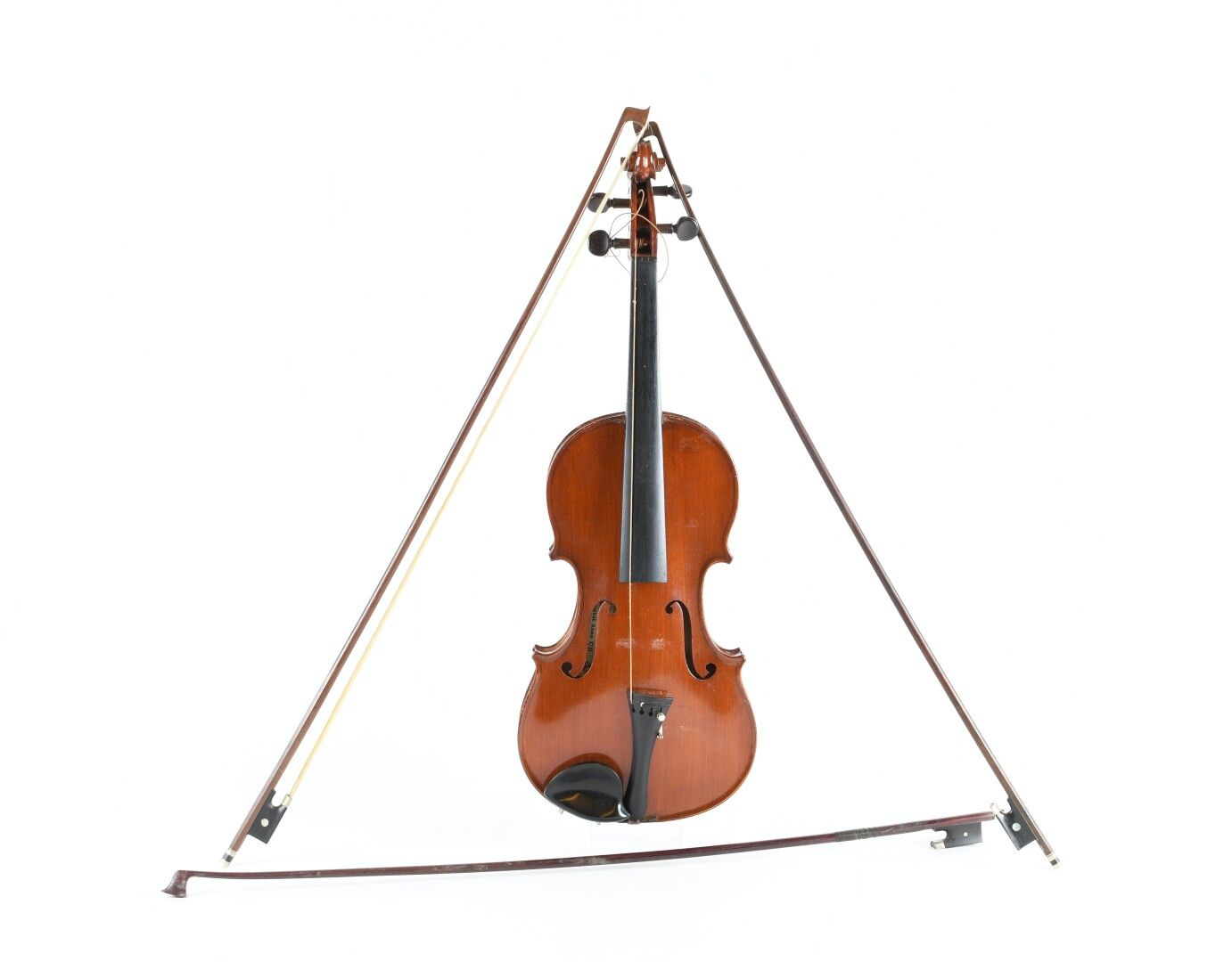 Null VIOLON 4/4 ancien, 35,7 cm, Mirecourt. A restaurer (fracture de table / man&hellip;