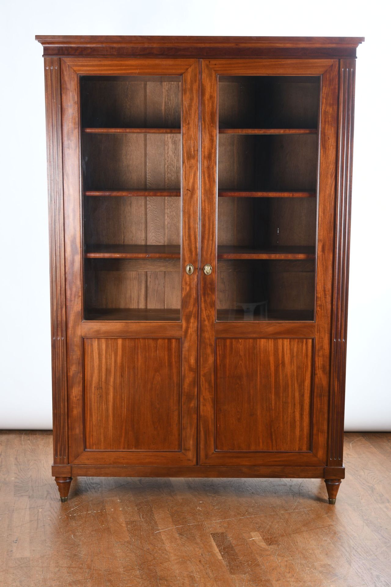 Null BIBLIOTHEQUE in mahogany and veneer opening with two doors in the upper par&hellip;