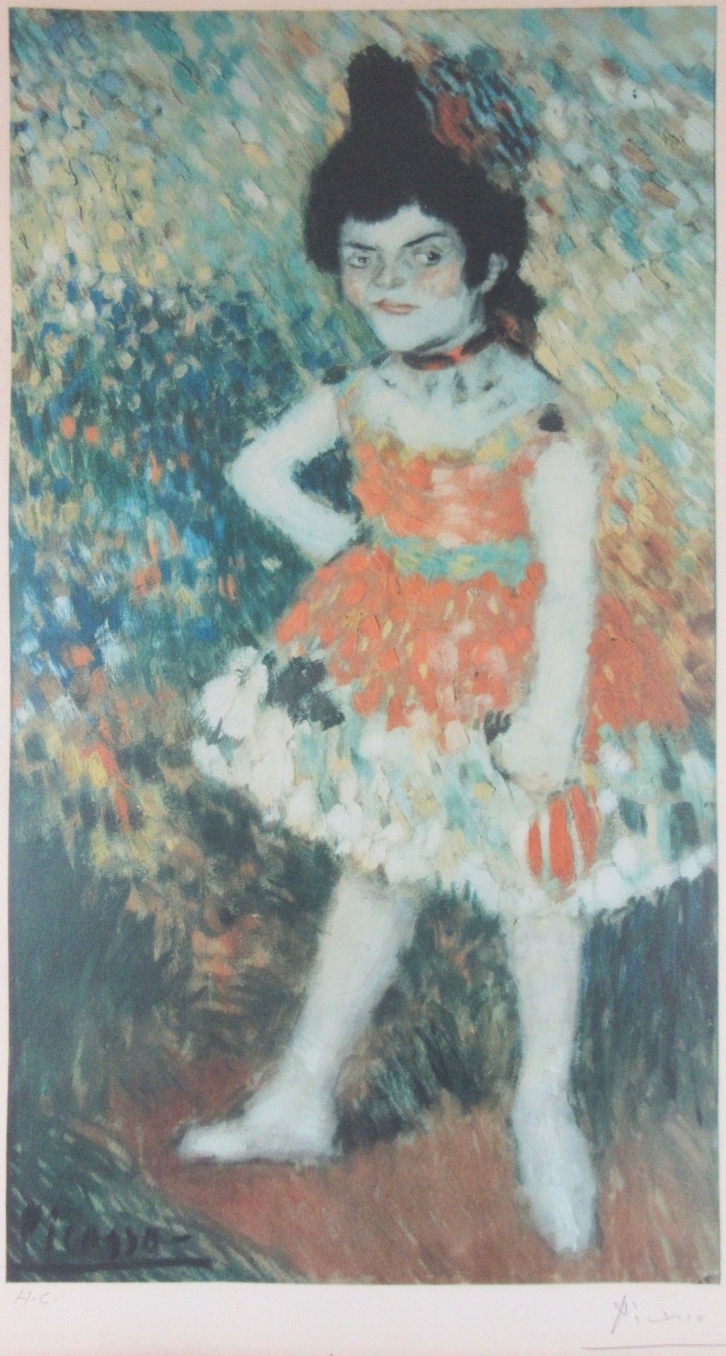 Null Pablo PICASSO (1881-1973) Lithographie offset, "La Danseuse Naine", tirage &hellip;